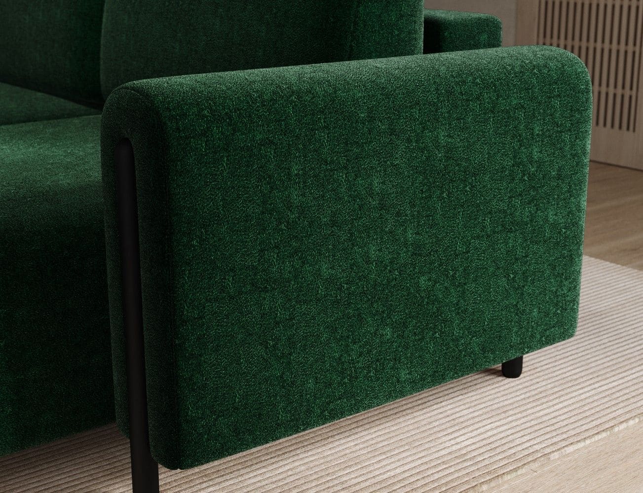 Ecksofa Acossta von Eltap Amore Mikrofaser mit Schlaffunktion Bettkasten