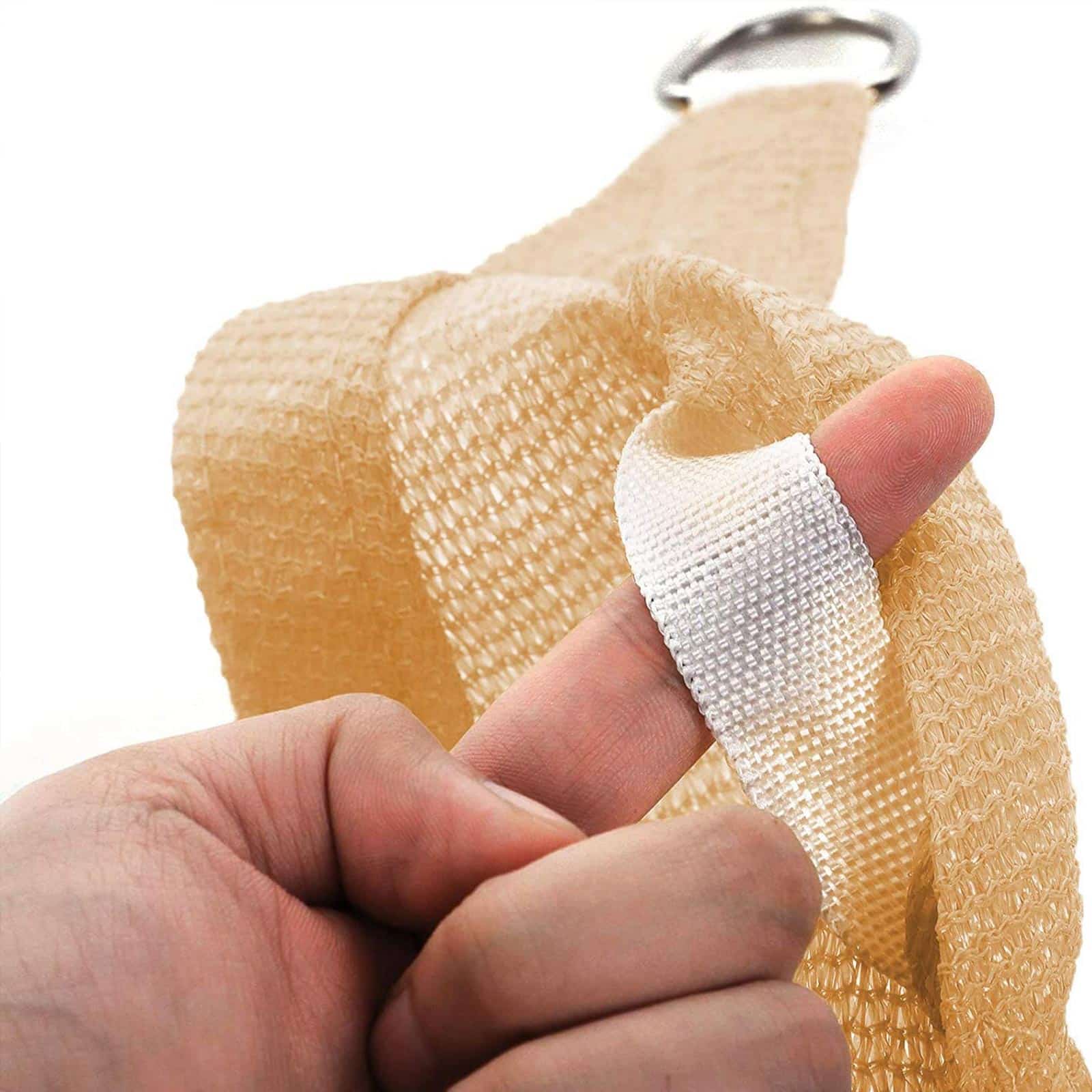 3 x 3 m Sonnensegel aus HDPE-GSS33EYV1