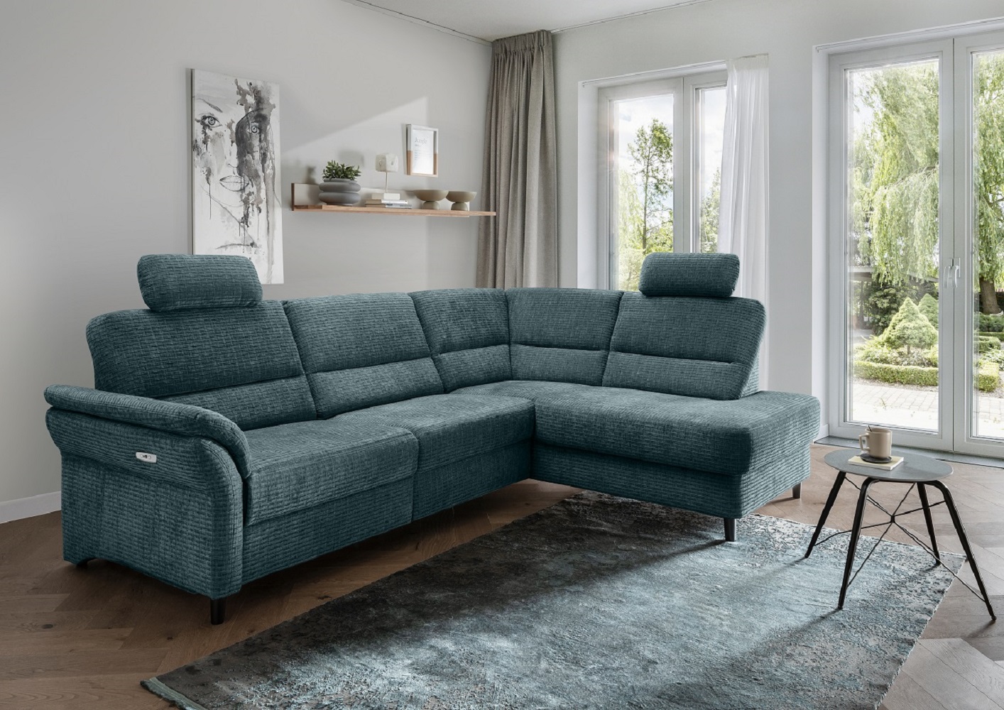 Das Ecksofa Cavoli mit elektronischer Relaxfunktion – Benformato