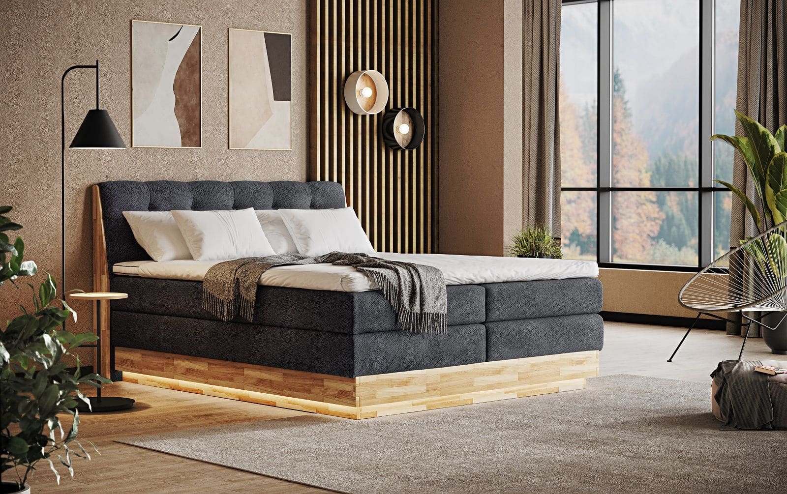 Boxspringbett Melissa Orlando – Cotta Premium Komfort Boxspringbett Melissa Orlando – Cotta Premium Komfort