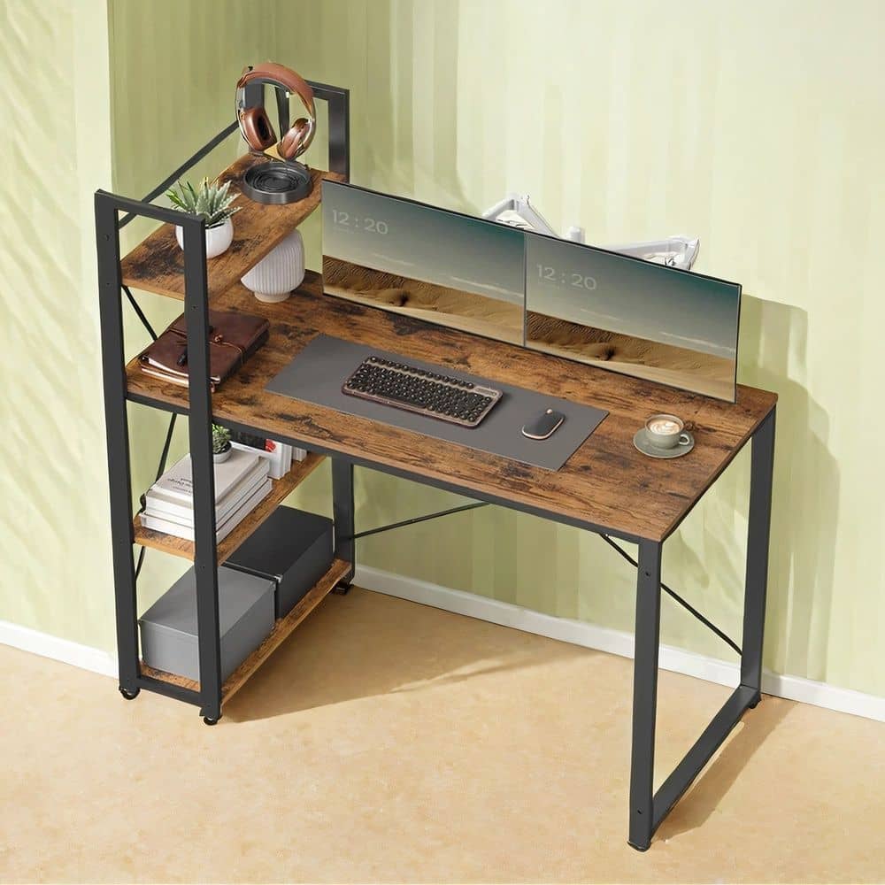 Tisch, Schreibtisch mit Regal, Computertisch Tisch, Schreibtisch mit Regal, Computertisch