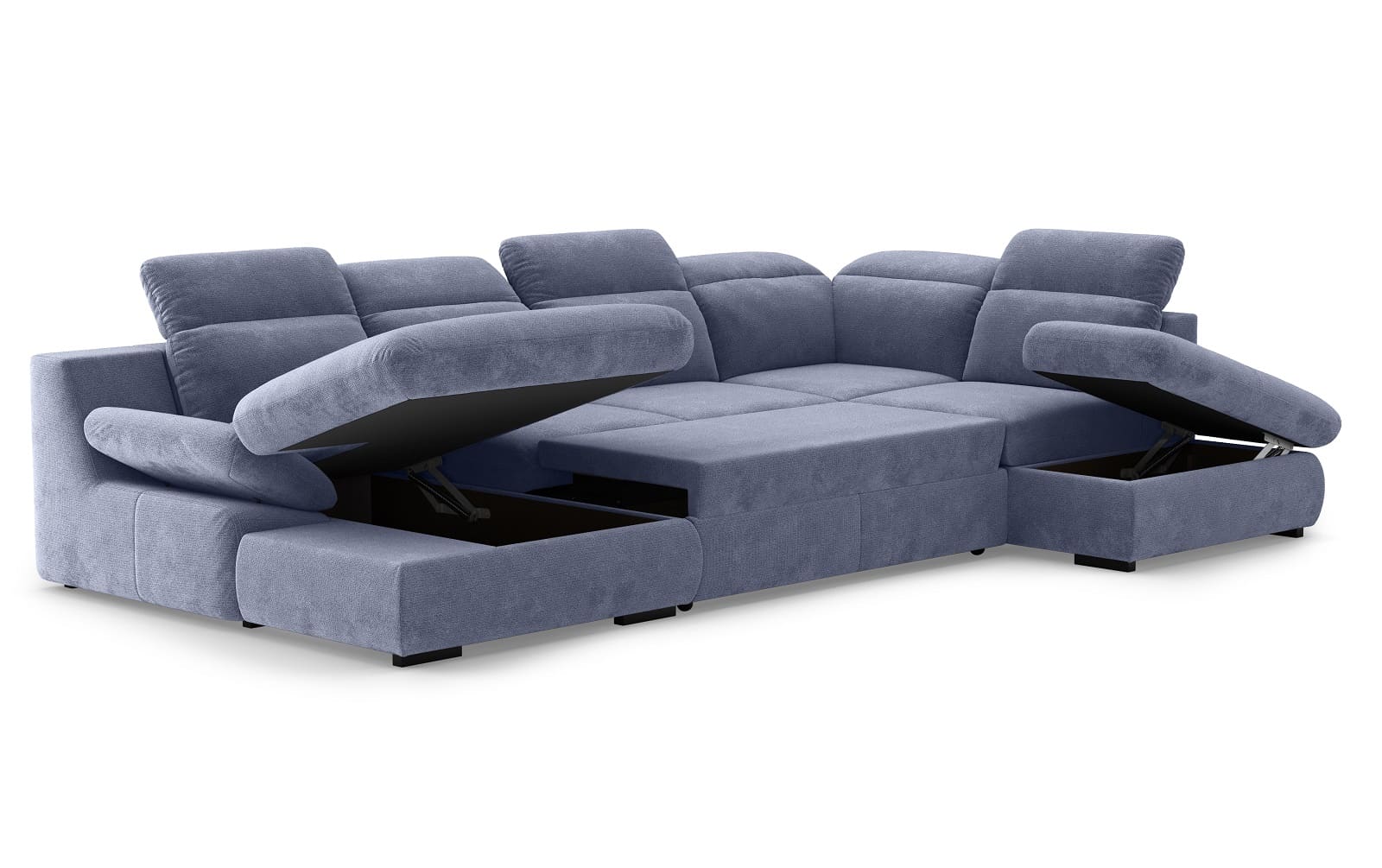 Lorena Wohnlandschaft mit Schlaffunktion und Bettkasten - Cotta Lorena Wohnlandschaft mit Schlaffunktion und Bettkasten - Cotta