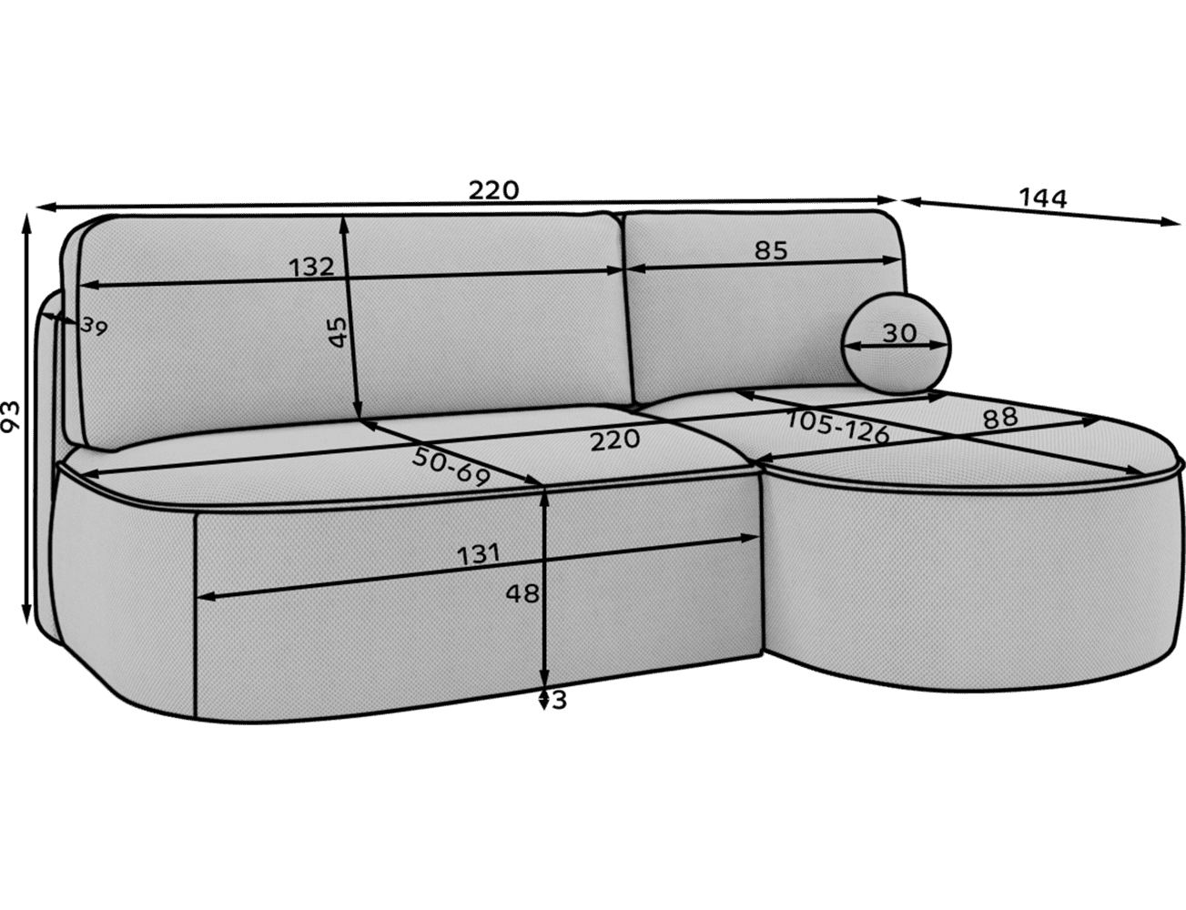 Ecksofa Livosa mit Schlaffunktion & Bettkasten | Eltap | Calmora Ecksofa Livosa mit Schlaffunktion & Bettkasten | Eltap | Calmora