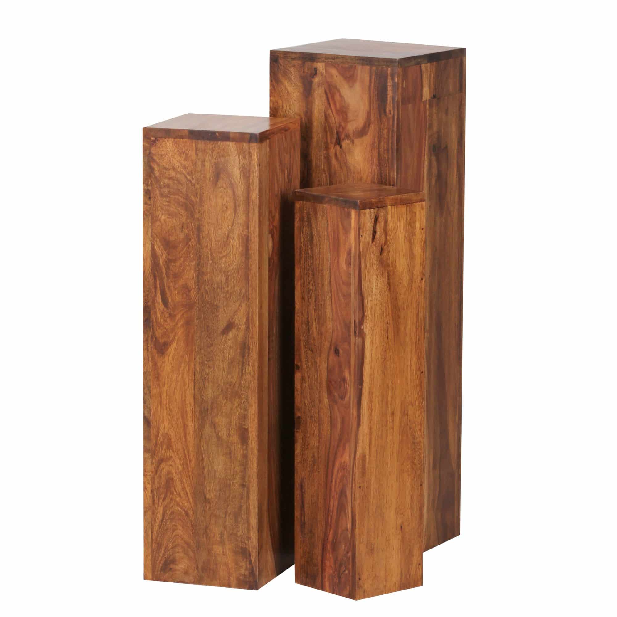 38580-WOHNLING-Beistelltisch-3er-Set-WL1-566-Massivholz-24-5x85x24-5-cm-Sheesham-Tische-Holztisch-Natur-Produkt-Echtholz-Beistelltische-Dekosaeulen-Drei-Holztische-Braun-Blumenh_7 Beistelltisch 3er Set WL1.566 Massivholz 24,5x85x24,5 cm Sheesham Tische