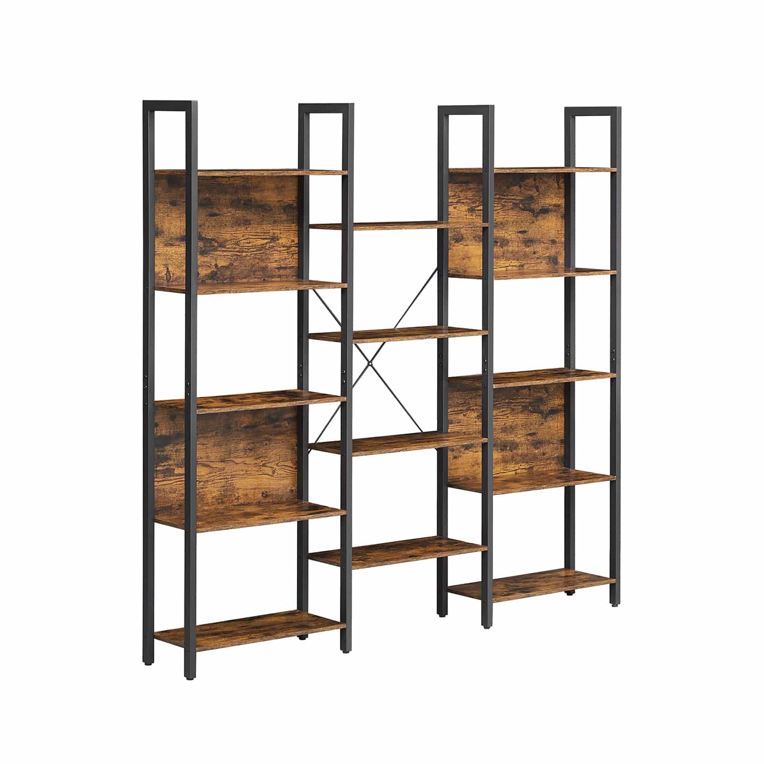 Bücherregal mit 14 Ablagen-B34LLS107B01 Bücherregal mit 14 Ablagen-B34LLS107B01