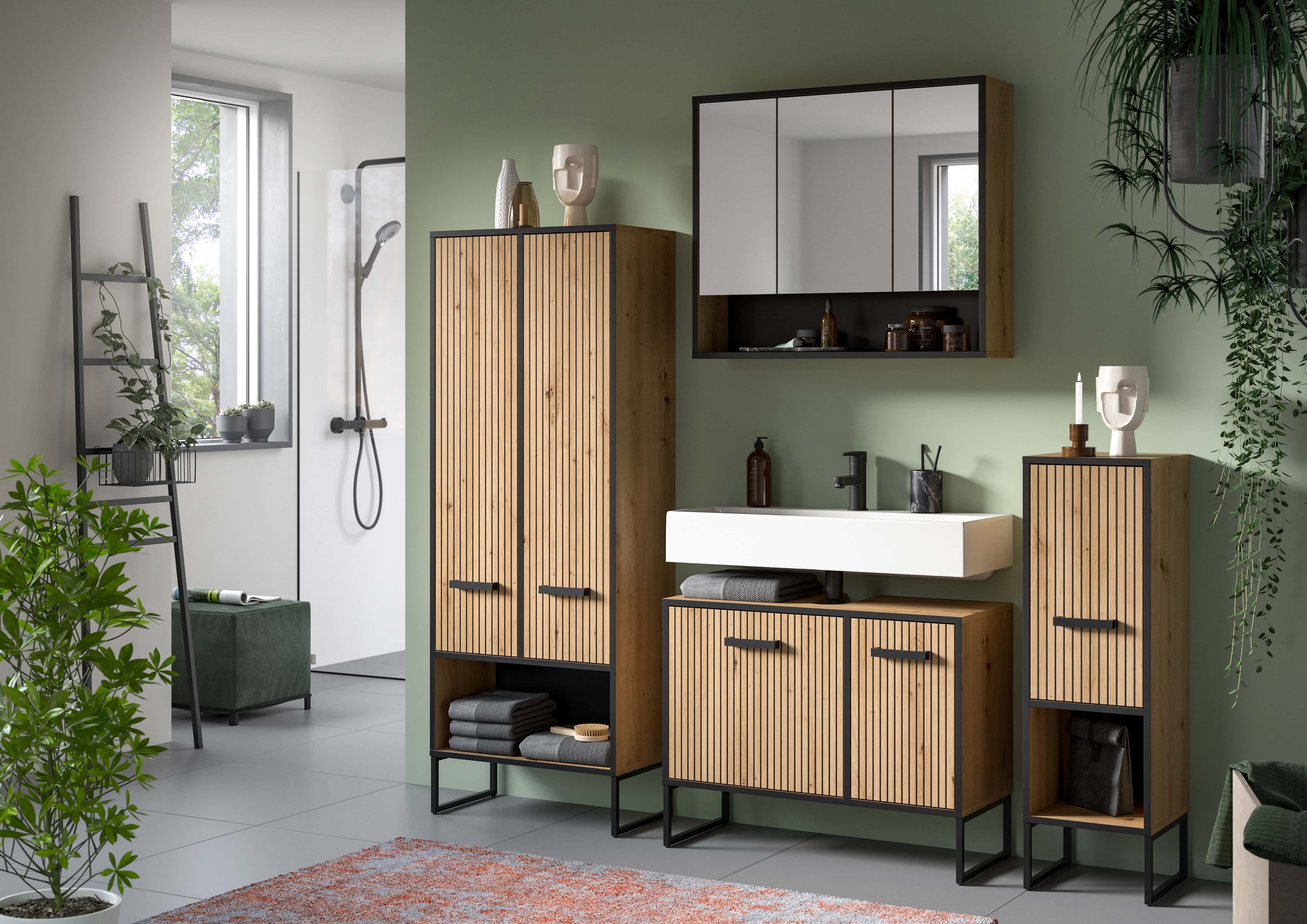 Bagno Hochschrank breit