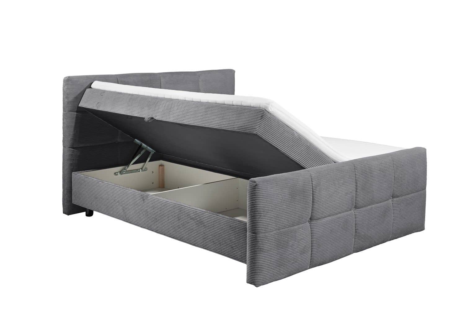 Boxspringbett Tijuana mit Bettkasten Breitcord Boxspringbett Tijuana mit Bettkasten Breitcord