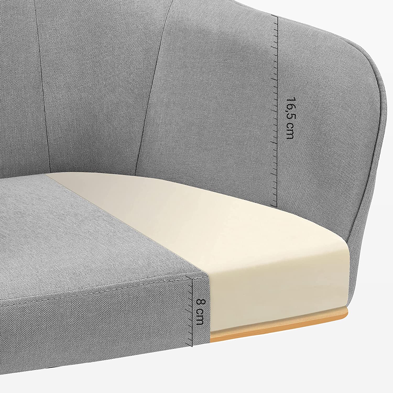 Bürostuhl hellgrau-B34OBG019G02 Bürostuhl hellgrau-B34OBG019G02