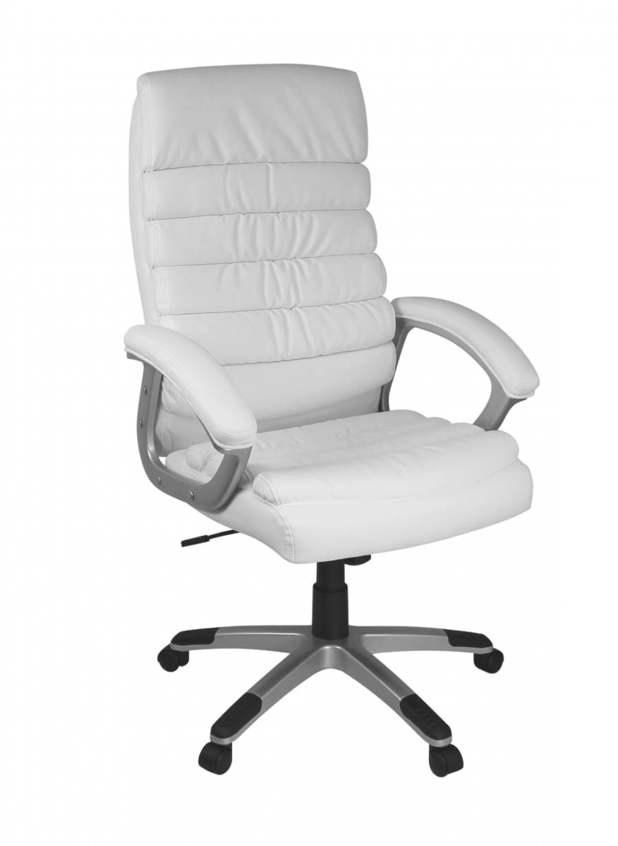 23257-Amstyle-Valencia-Design-Chefsessel-Buerostuhl-Led Valencia Bürostuhl Kunstleder Weiß ergonomisch mit Kopfstütze