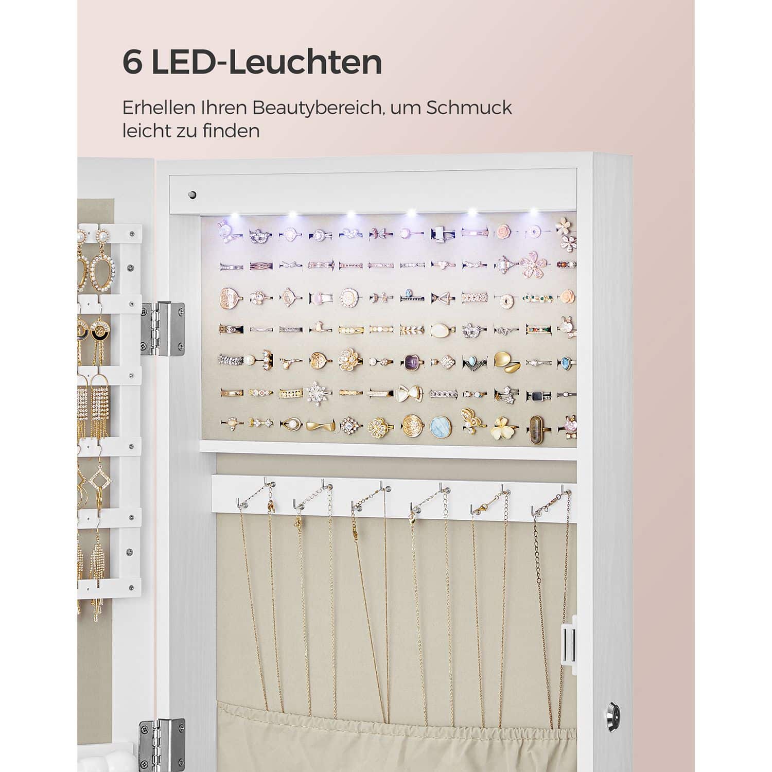 Hängender Schmuckschrank zur Wandmontage-B34JJC093W01 Hängender Schmuckschrank zur Wandmontage-B34JJC093W01