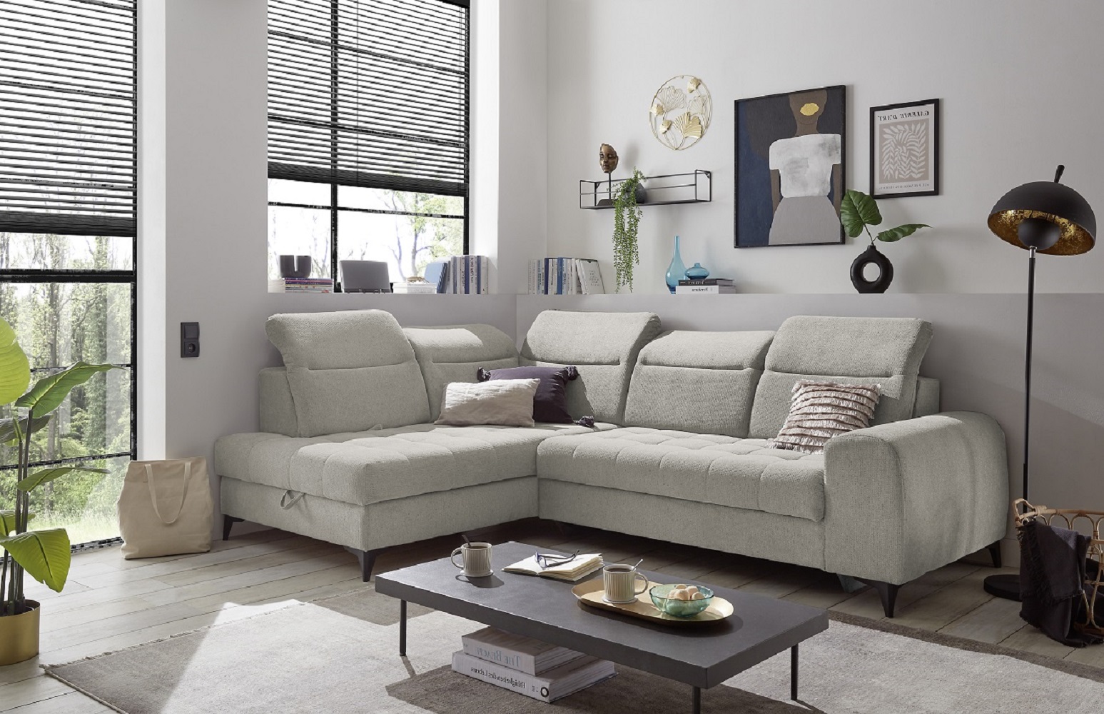 Rockdale – Das Ecksofa mit elektrischer Sitztiefenverstellung und modernem Komfort