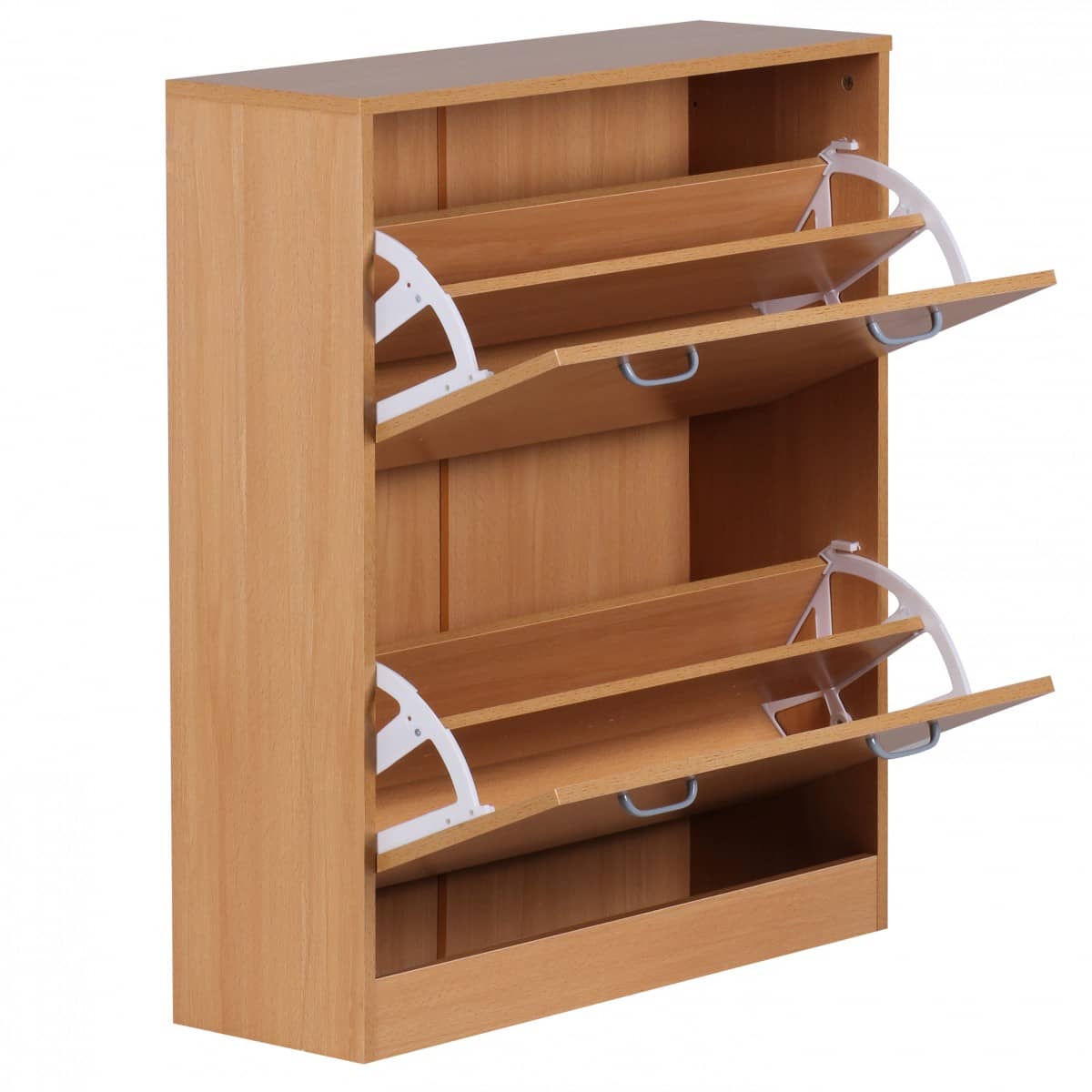38331-WOHNLING-Schuhkipper-mit-2-Klappen-Buche-S_2CIaA6nVB83pxz Schuhkipper KIEL Buche matt 2 Fächer 75 x 87 x 24 cm