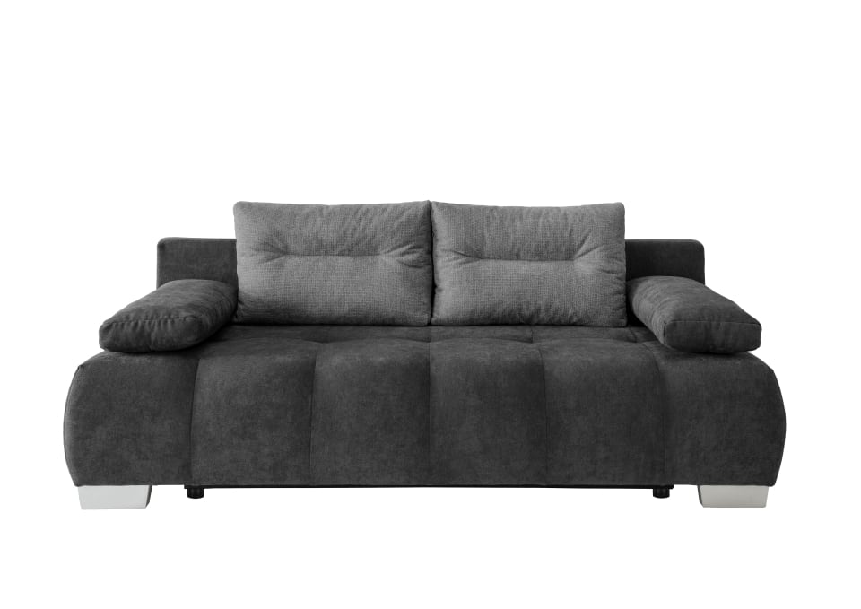Benformato_Verzino_2FBK_3609_RK9751-3 Stylisches Verzino Sofa: Anthrazit als zeitloses Highlight mit Schlaffunktion