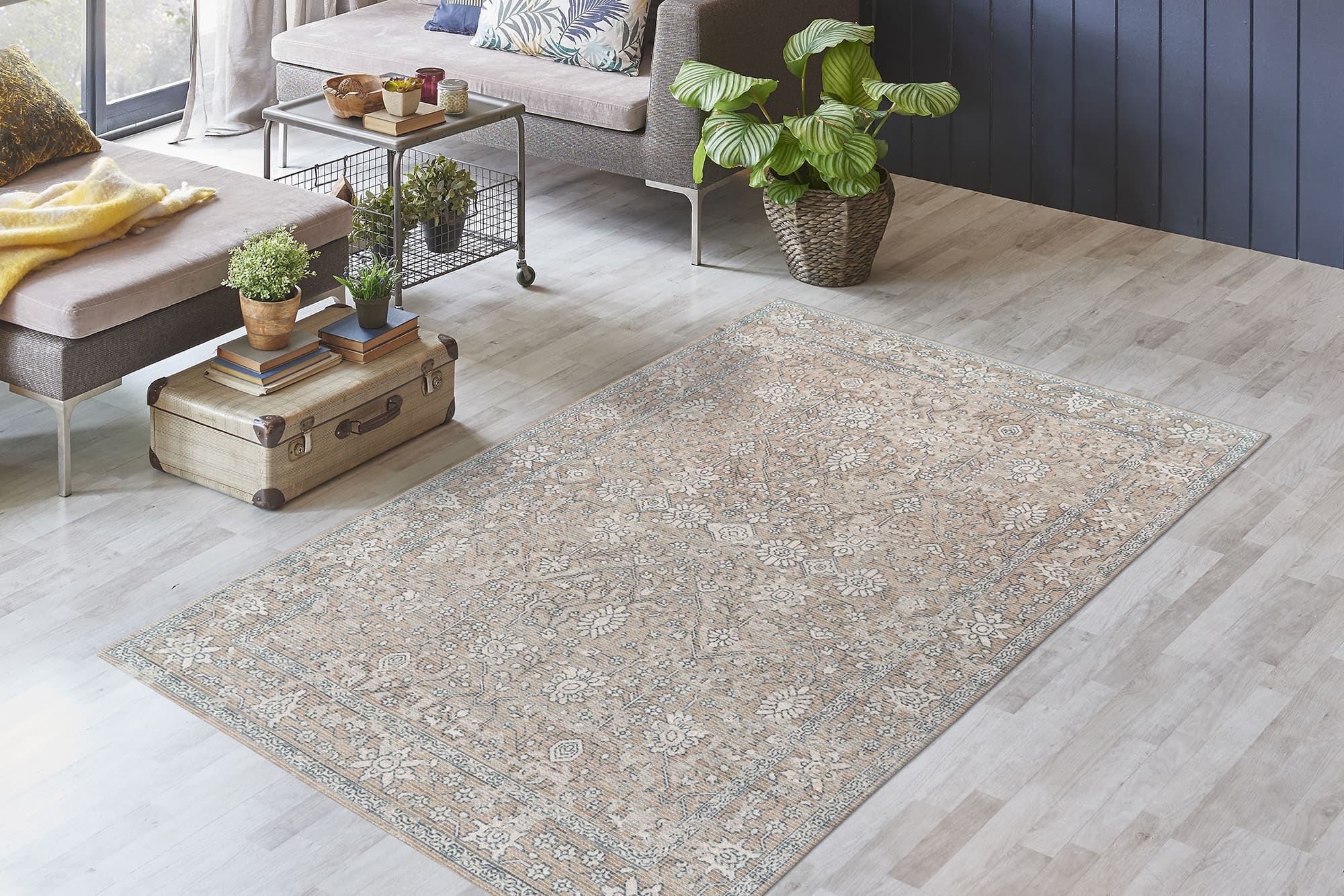 Perry 125 Khaki / Beige 80 x 150 cm