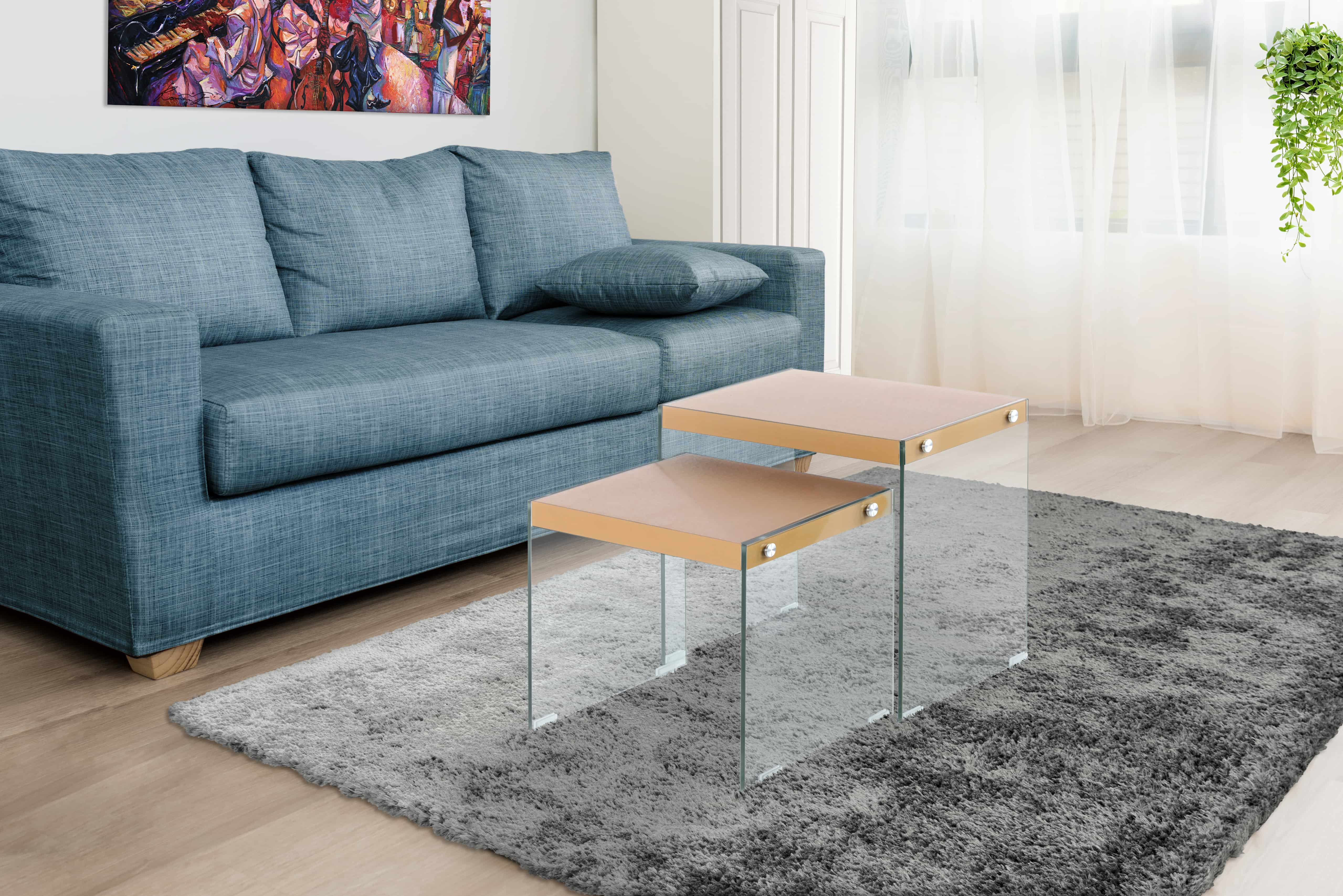 Beistelltisch 2er-Set Elementary 225 Gold Beistelltisch 2er-Set Elementary 225 Gold