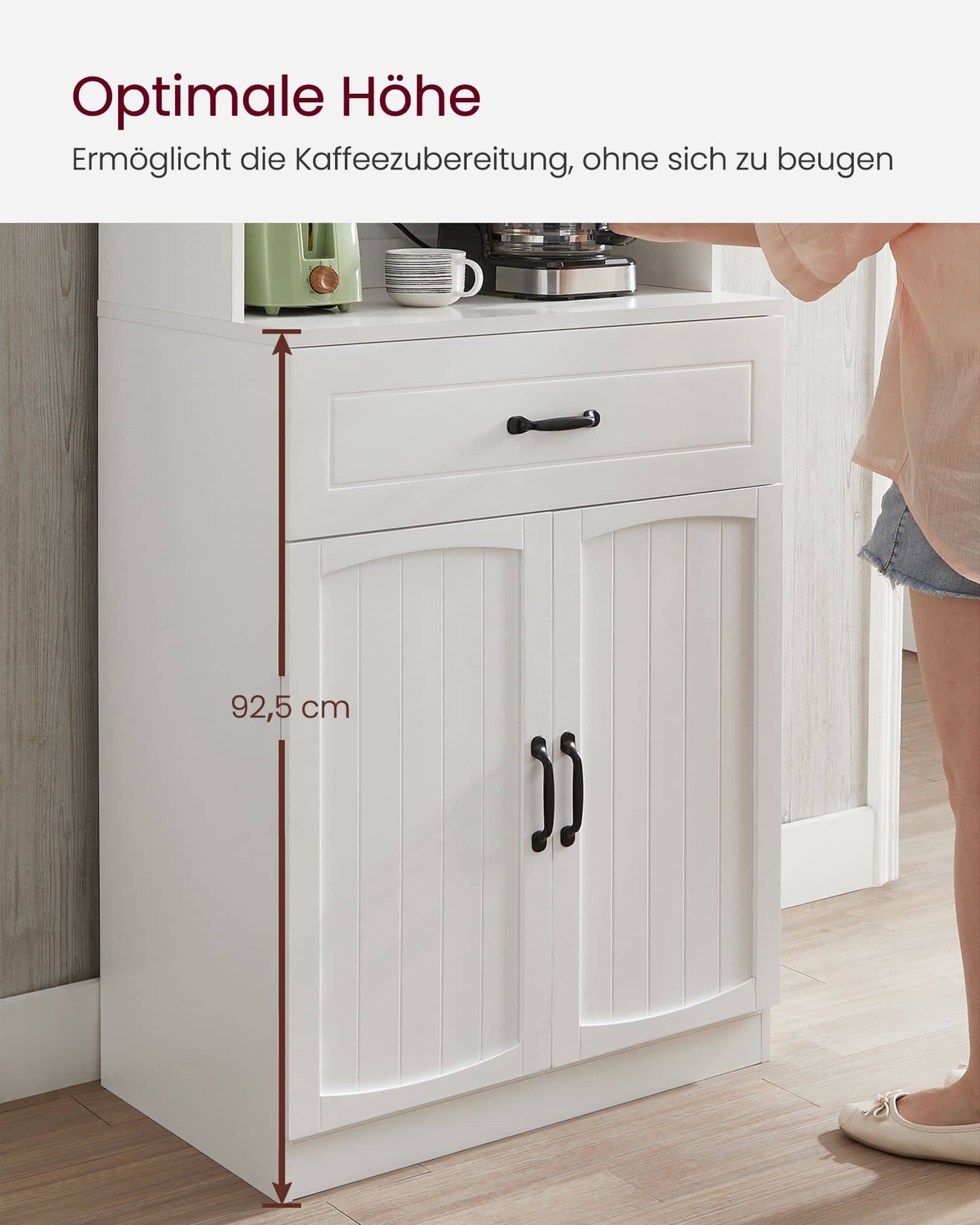 Küchenschrank mit verstellbaren Einlegeböden modern Küchenschrank mit verstellbaren Einlegeböden modern