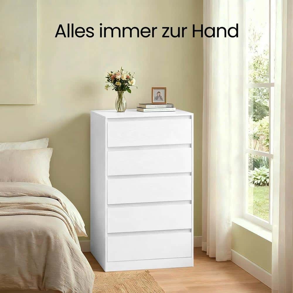 Kommode, Aufbewahrungsschrank, mit 5 Schubladen Kommode, Aufbewahrungsschrank, mit 5 Schubladen