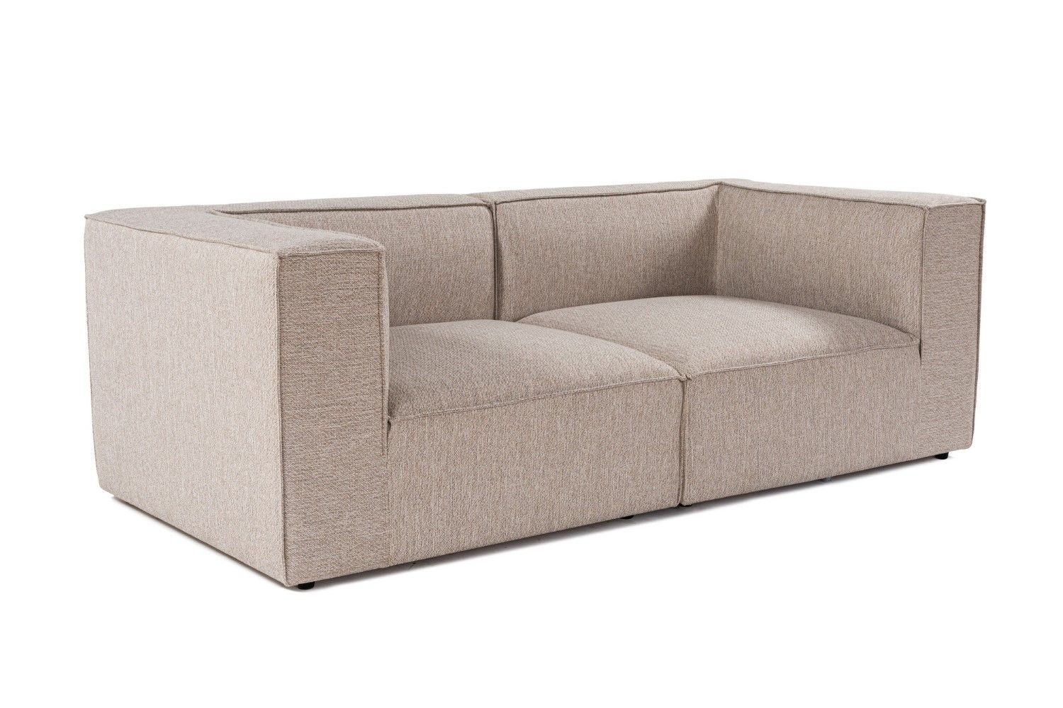 2-Sitzer-Sofa Sora – Mikrofaser Linen | Cappuccino & Beige 2-Sitzer-Sofa Sora – Mikrofaser Linen | Cappuccino & Beige