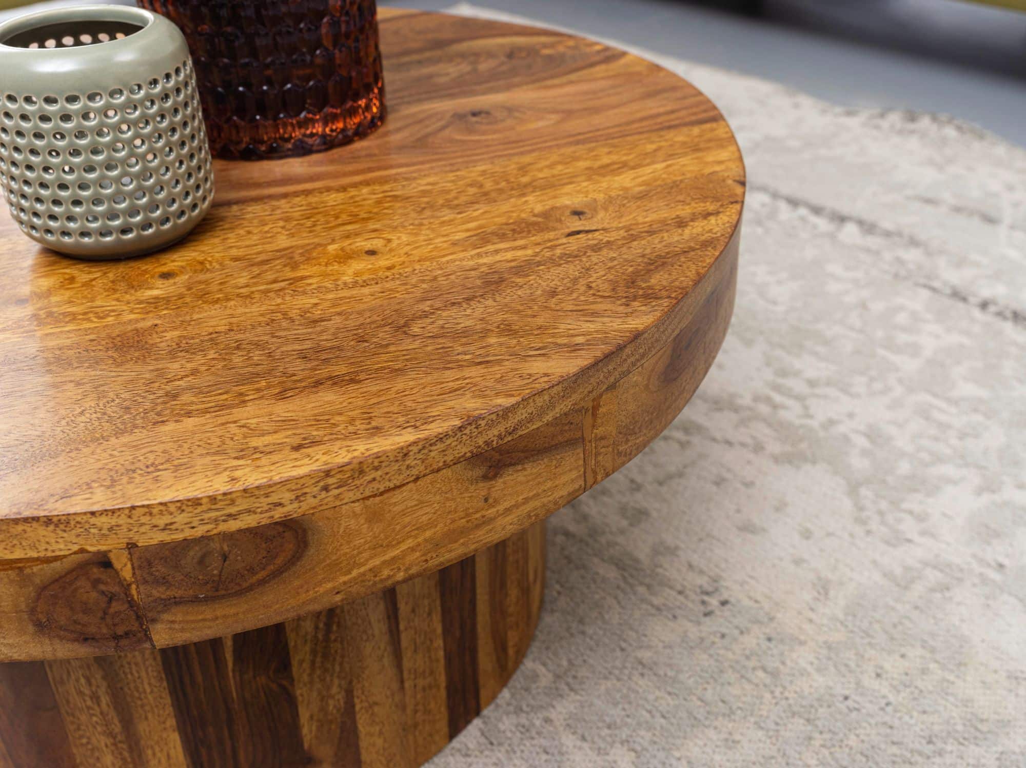 Couchtisch 60x30x60 cm Sheesham Massivholz Sofatisch Couchtisch 60x30x60 cm Sheesham Massivholz Sofatisch