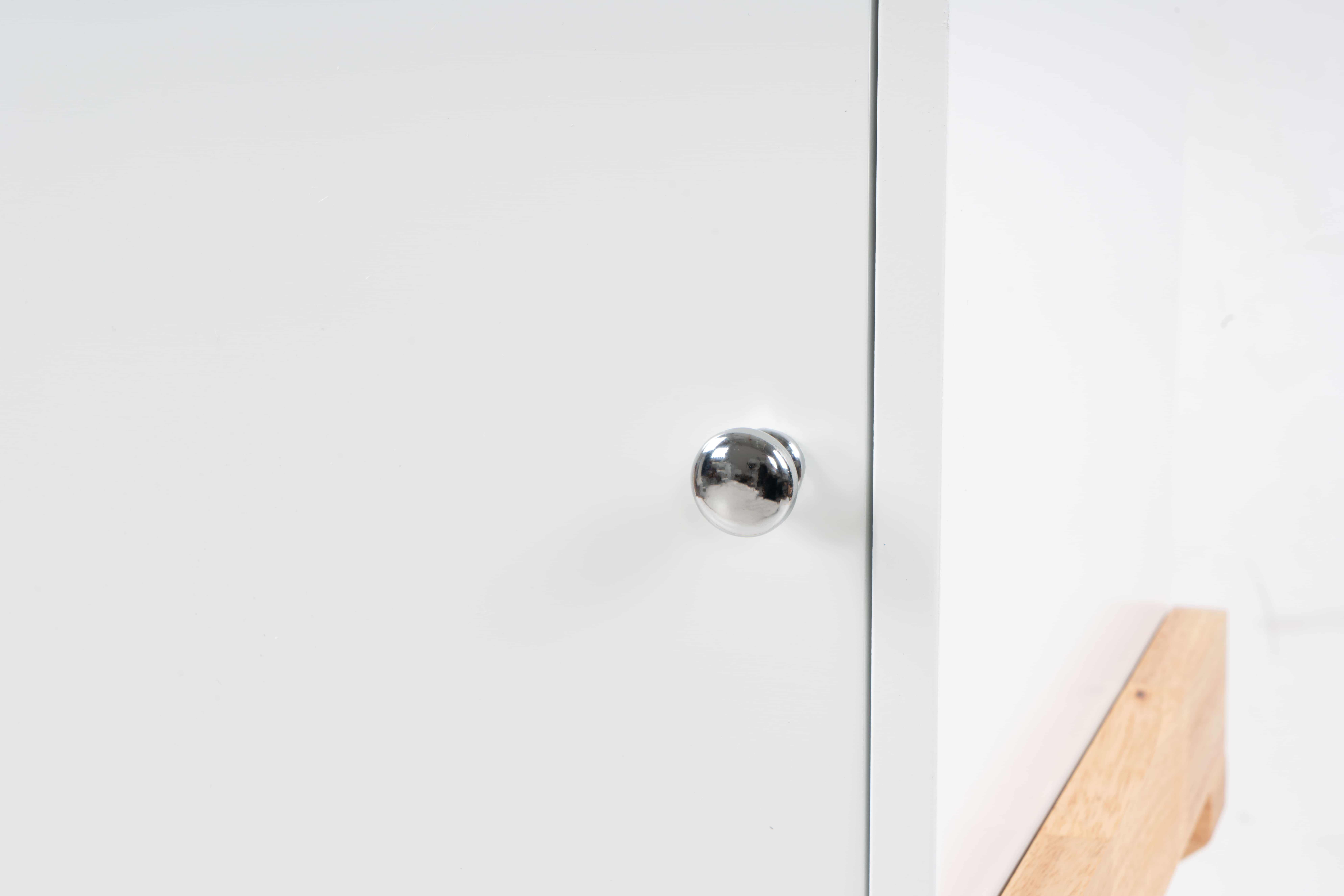 Schränkchen Valerie 110 Weiß / Natural Schränkchen Valerie 110 Weiß / Natural