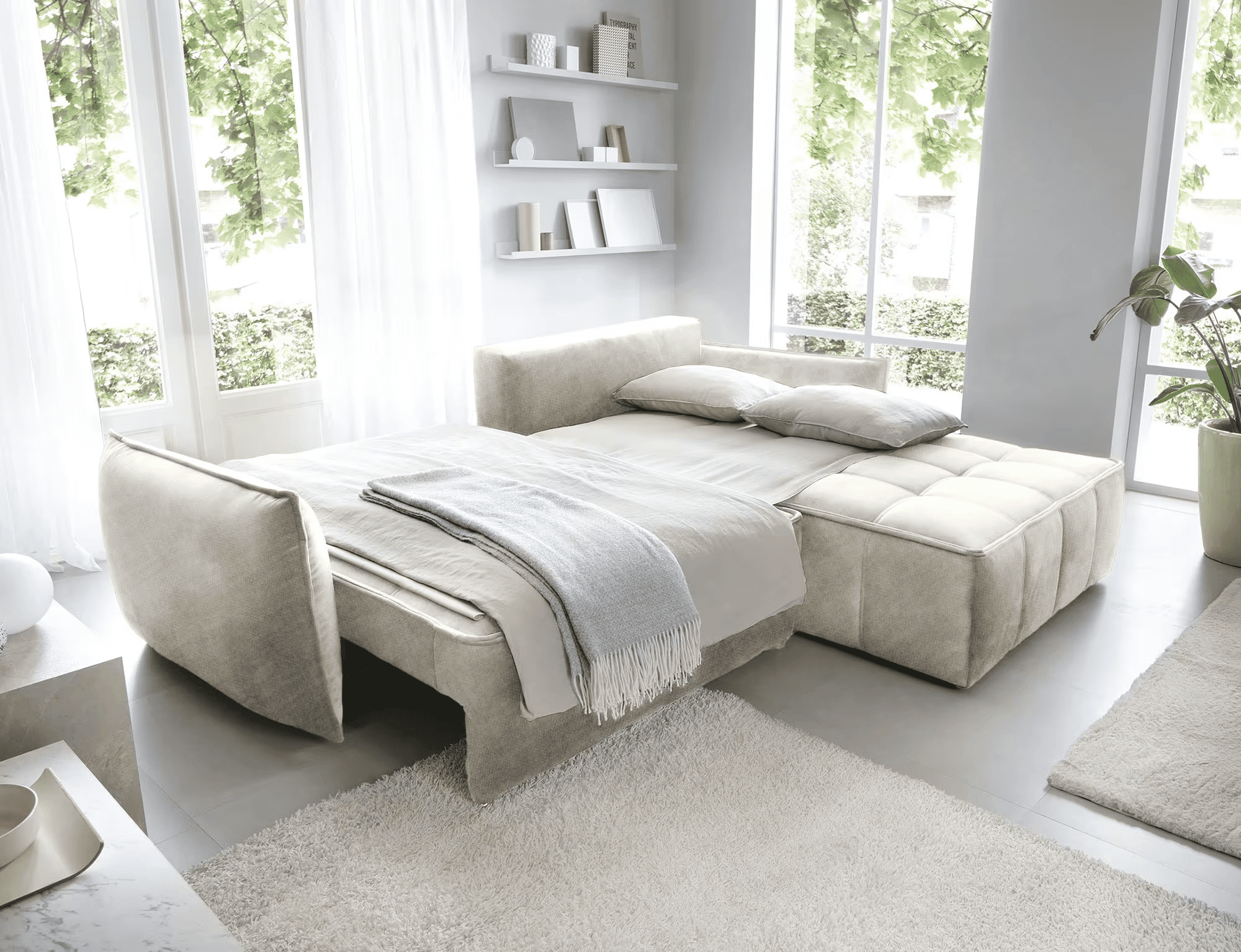 Ecksofa Dano mit Schlaffunktion – Maximale Entspannung trifft auf durchdachte Funktionalität