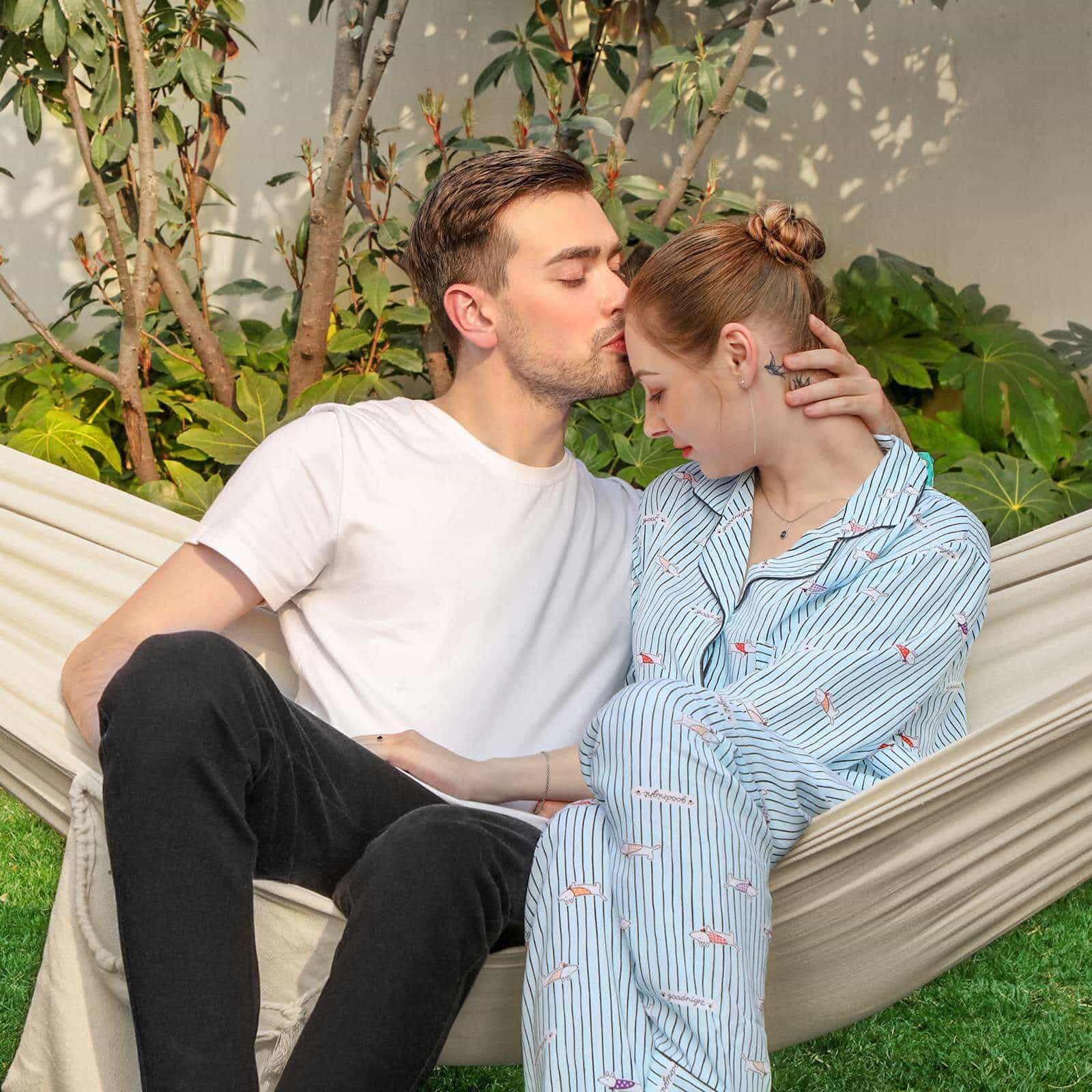 Mehrpersonen-Hängematte Naturweiß-GDC15M Mehrpersonen-Hängematte Naturweiß-GDC15M