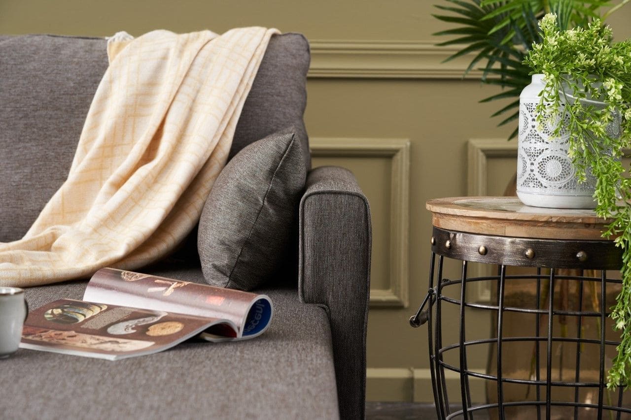 Ecksofa Bella - mit losen Rückenkissen