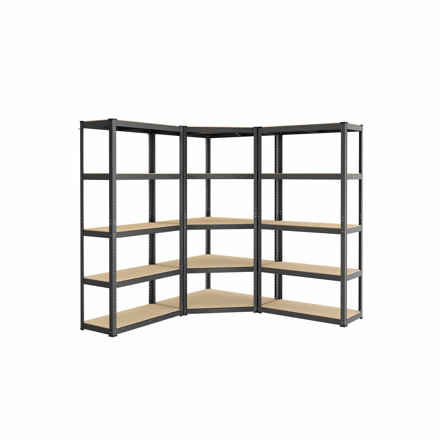 Eckregal-Set 5 Ebenen bis 2625 kg belastbar