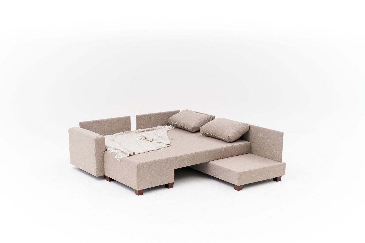 Aly Ecksofa mit Schlaffunktion und Bettkasten Aly Ecksofa mit Schlaffunktion und Bettkasten