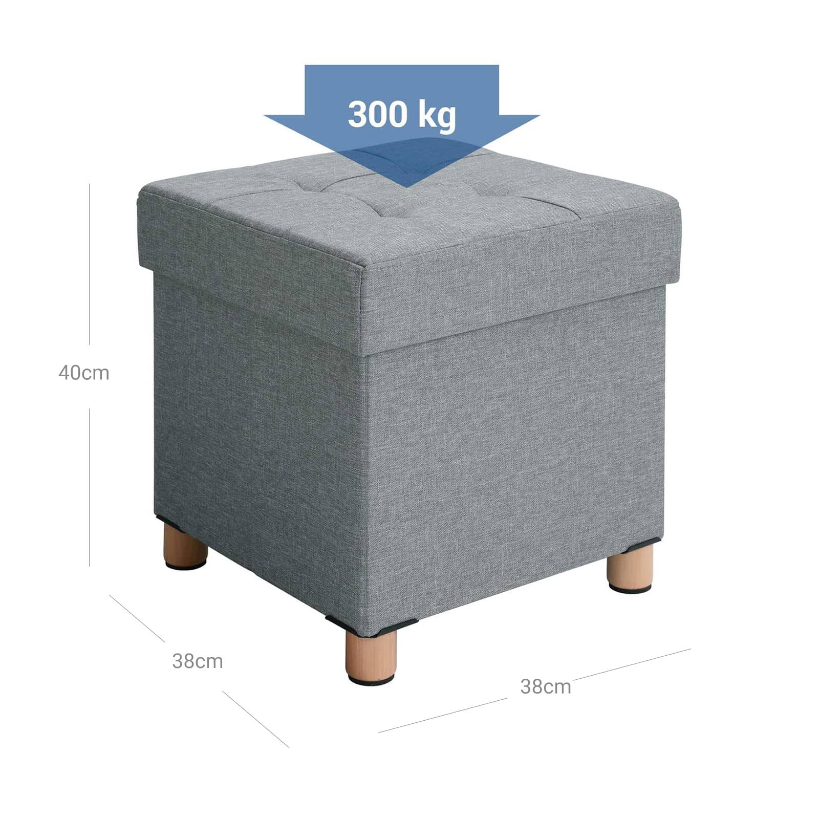Faltbarer Sitzhocker mit Stauraum-LSF14GYX Faltbarer Sitzhocker mit Stauraum-LSF14GYX