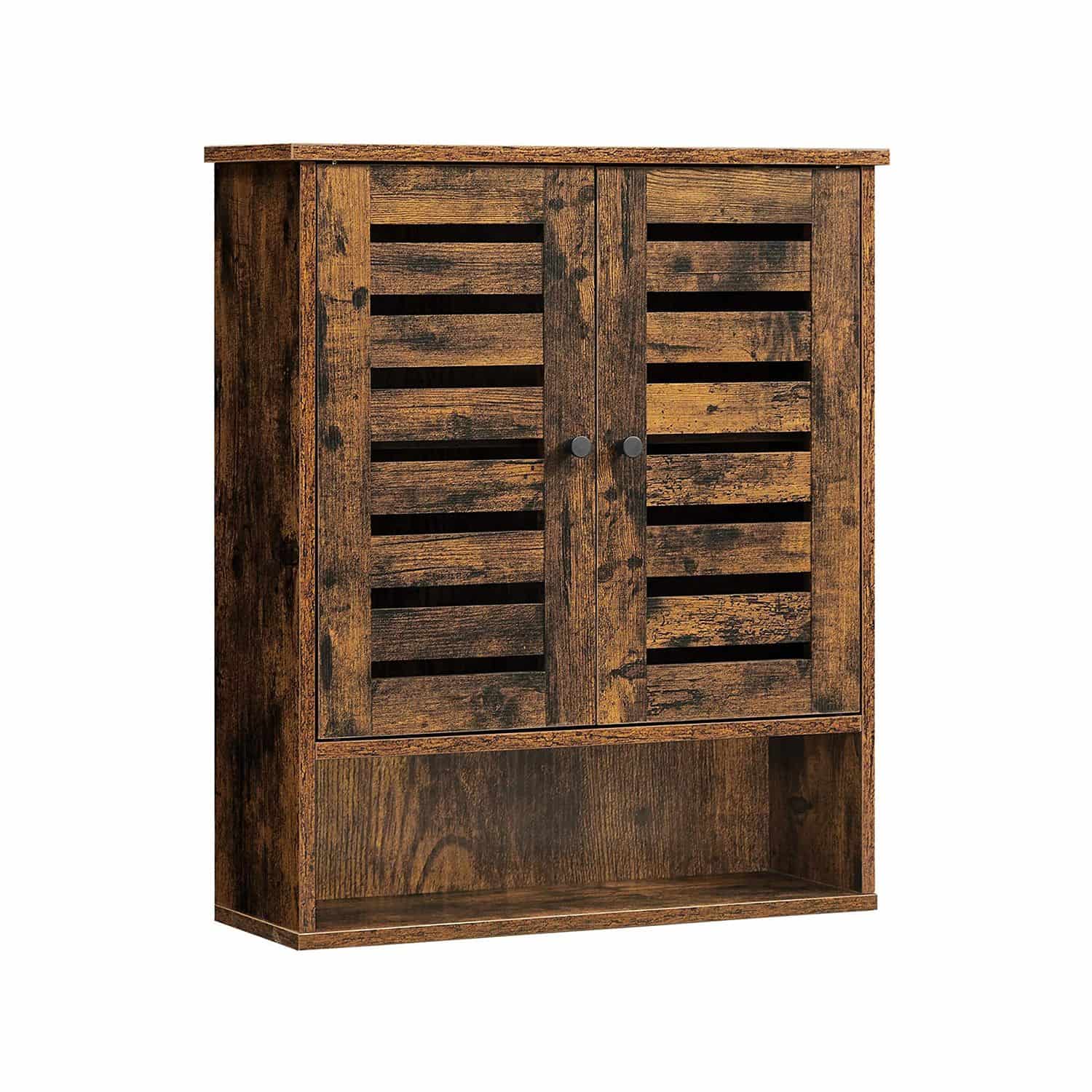 BBK121X01-1 Hängeschrank mit 2 Türen Vintagebraun