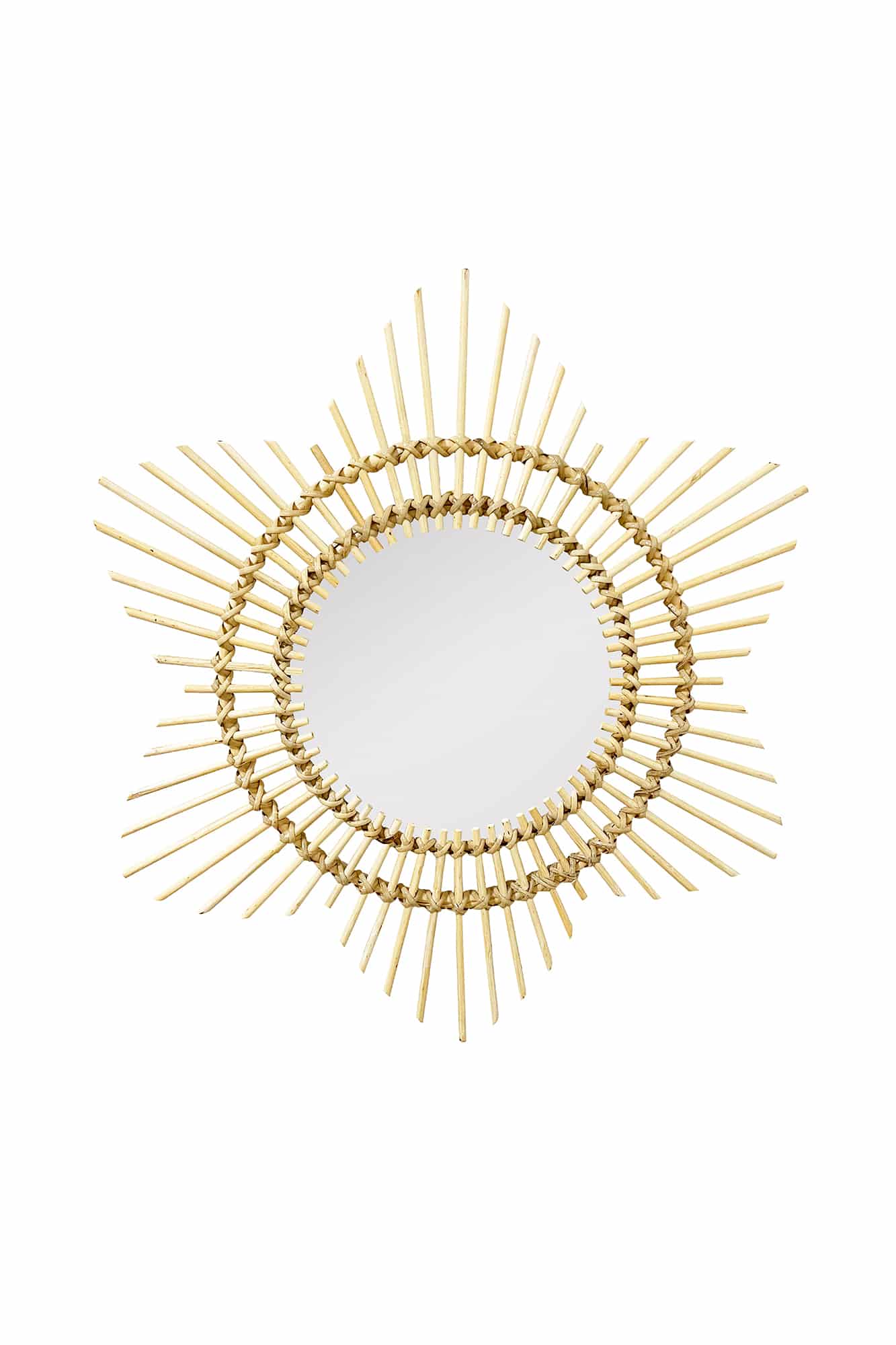 Rattan Spiegel Aina 425 Schwarz Rattan Spiegel Aina 425 Schwarz