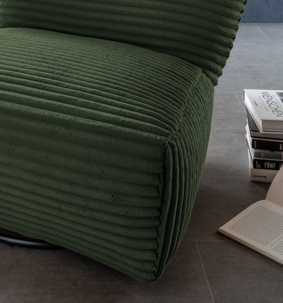 Benformato_Cremallo_2010-3 Erfrischendes Design: Entdecken Sie den Benformato Cremallo Drehsessel in Moosgrün