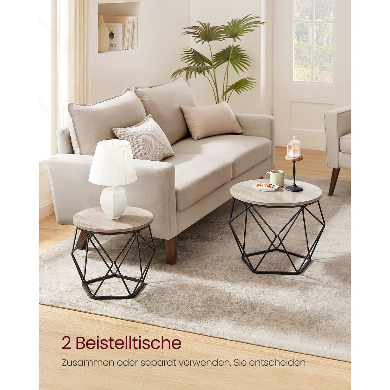 Kleiner Couchtisch 2er Set-B34LET040B02 Kleiner Couchtisch 2er Set-B34LET040B02