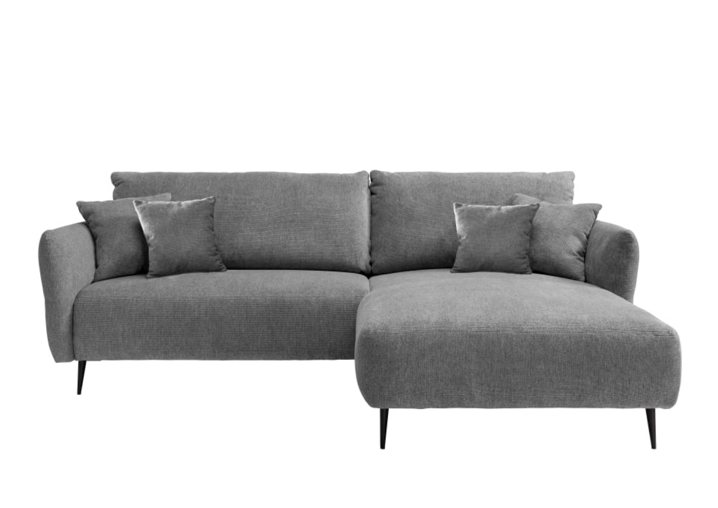 Benformato_Vanilla_2AF-RECAF_9751_ZK9751-3 Flexibles Design: Ecksofa Vardo in Grau mit verstellbaren Armlehnen und beidseitiger Montage