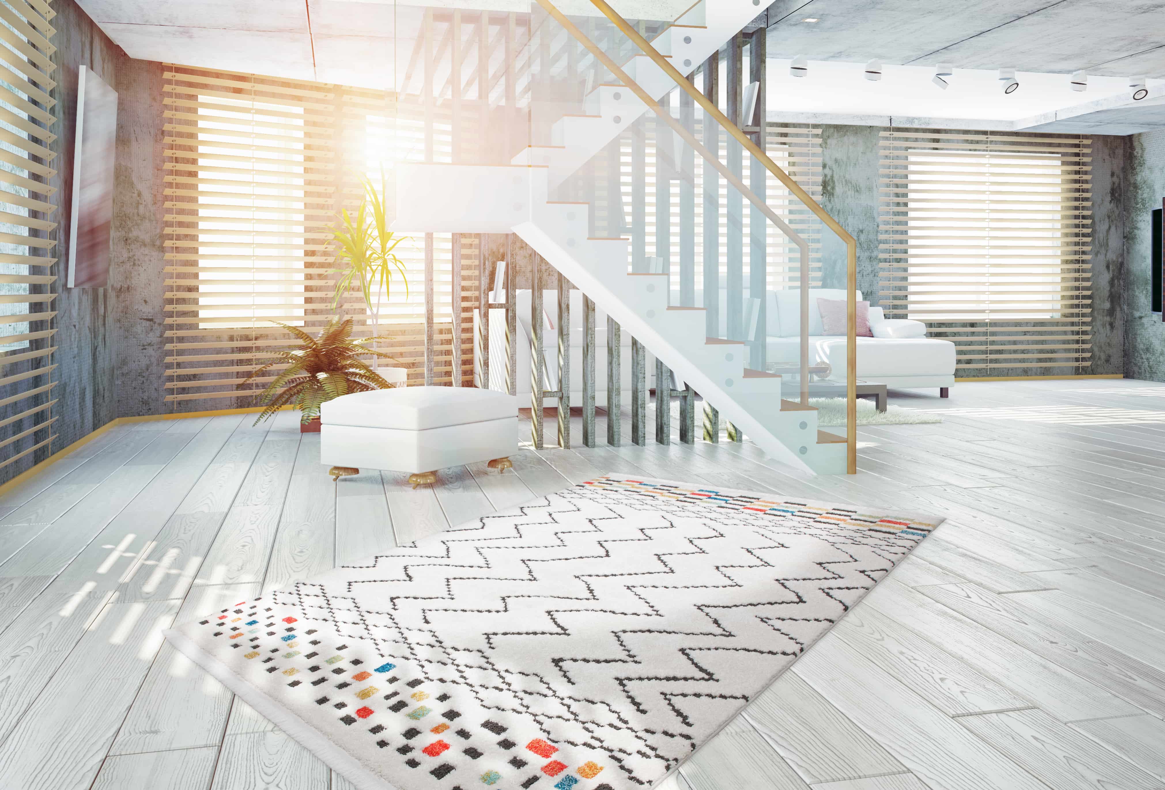 Agadir 410 Weiß / Schwarz / Multi 200cm x 290cm Agadir 410 Weiß / Schwarz / Multi 200cm x 290cm