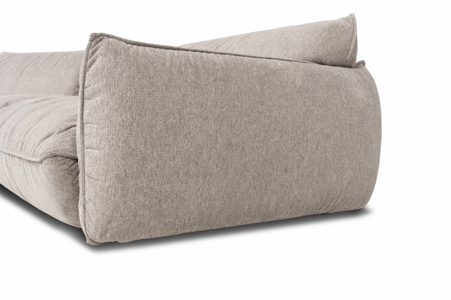 Bigsofa Fluffy im Chenille-Stoff mit Sitztiefenverstellung - designwerk
