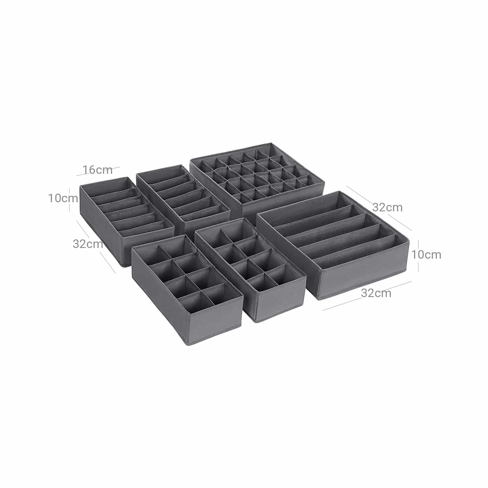Aufbewahrungsboxen für Unterwäsche-B34RUS08GY Aufbewahrungsboxen für Unterwäsche-B34RUS08GY