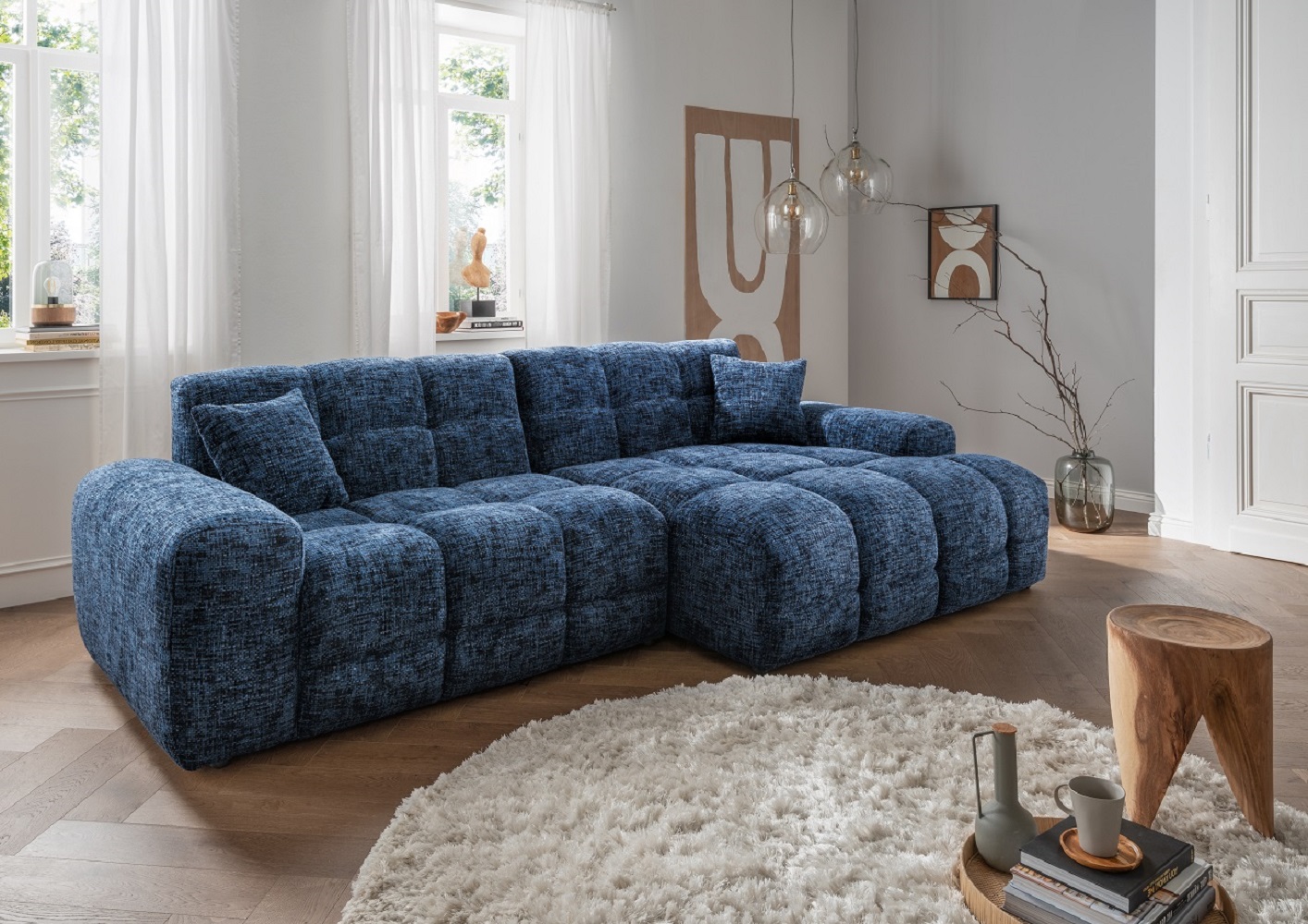 Ecksofa Bosco von Benformato – mit Tonnentaschenfederkern