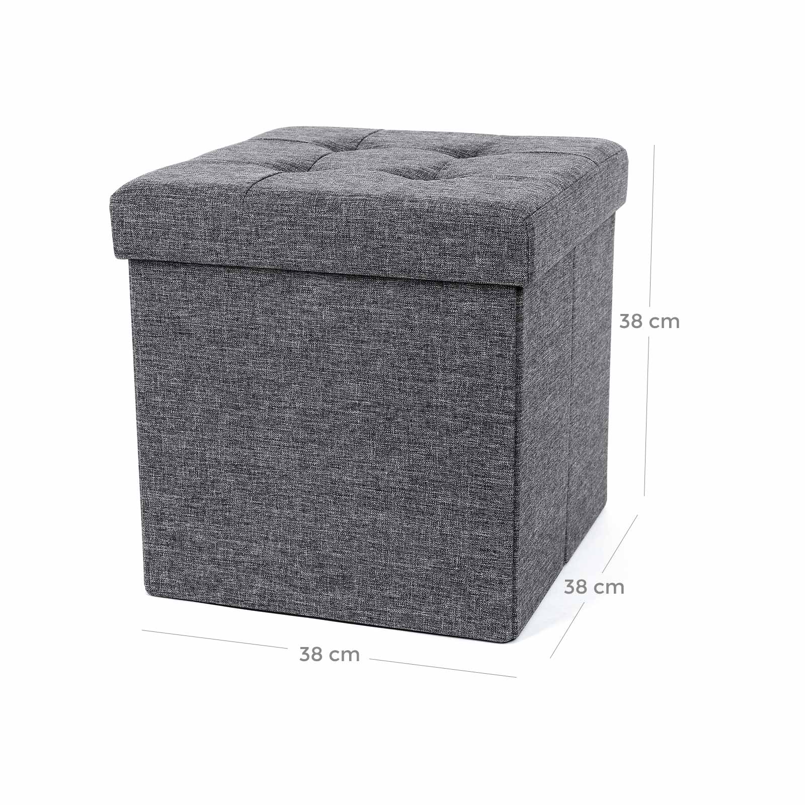 Kleiner Sitzwürfel Dunkelgrau-LSF27Z Kleiner Sitzwürfel Dunkelgrau-LSF27Z
