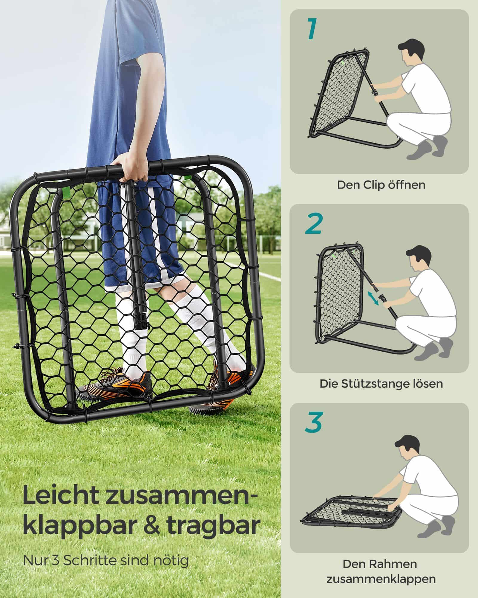 Fußballtor mit Stahlrahmen für Kinder Fußballtor mit Stahlrahmen für Kinder