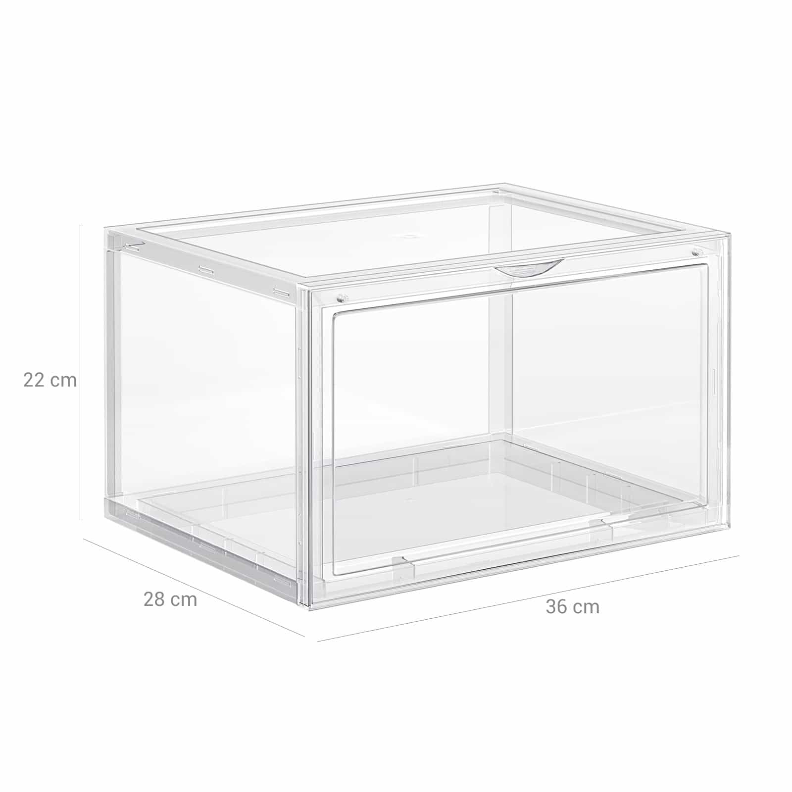 Schuhbox 3er Set transparent-LSP03CW Schuhbox 3er Set transparent-LSP03CW