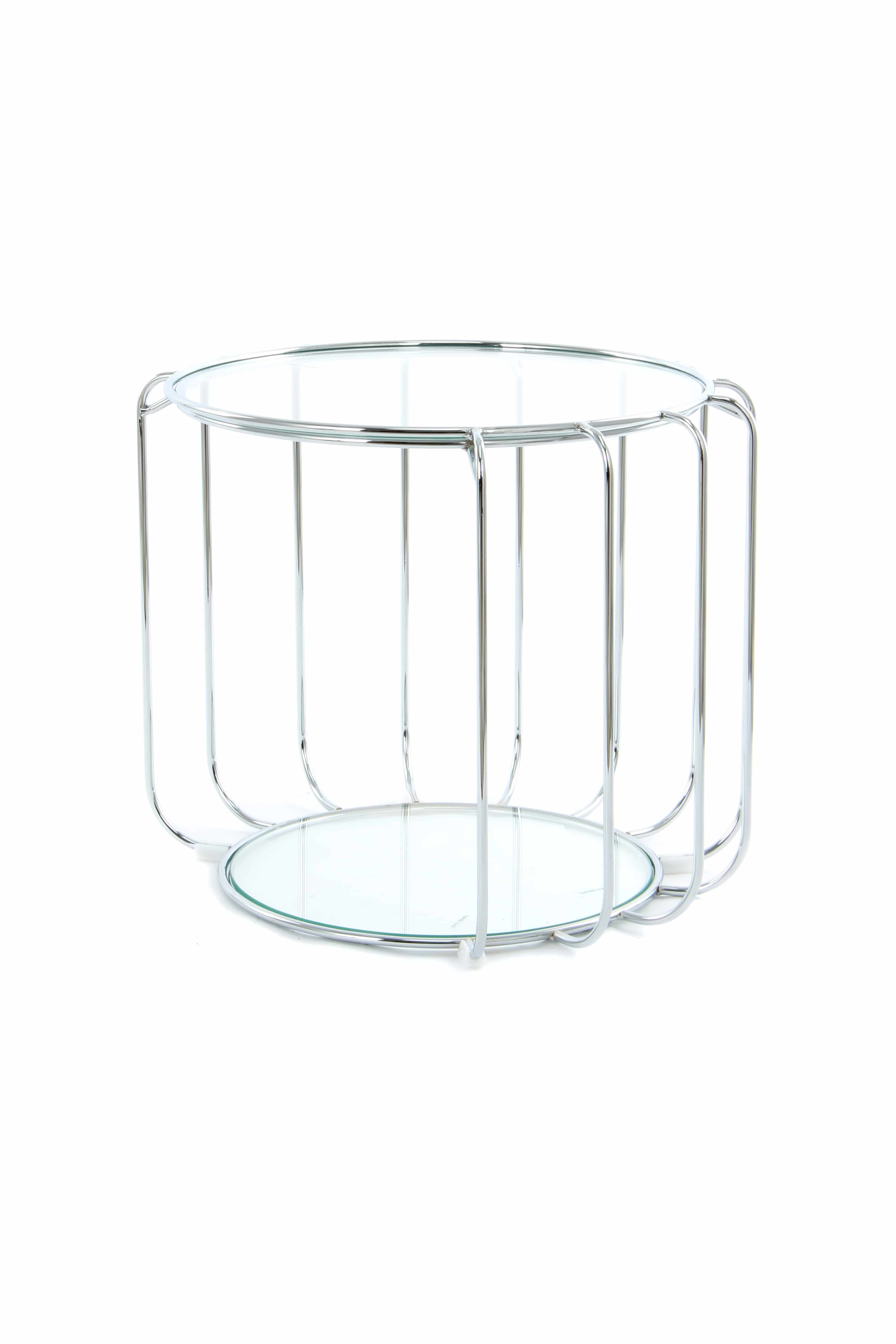 Beistelltisch Shirley 110 Silber