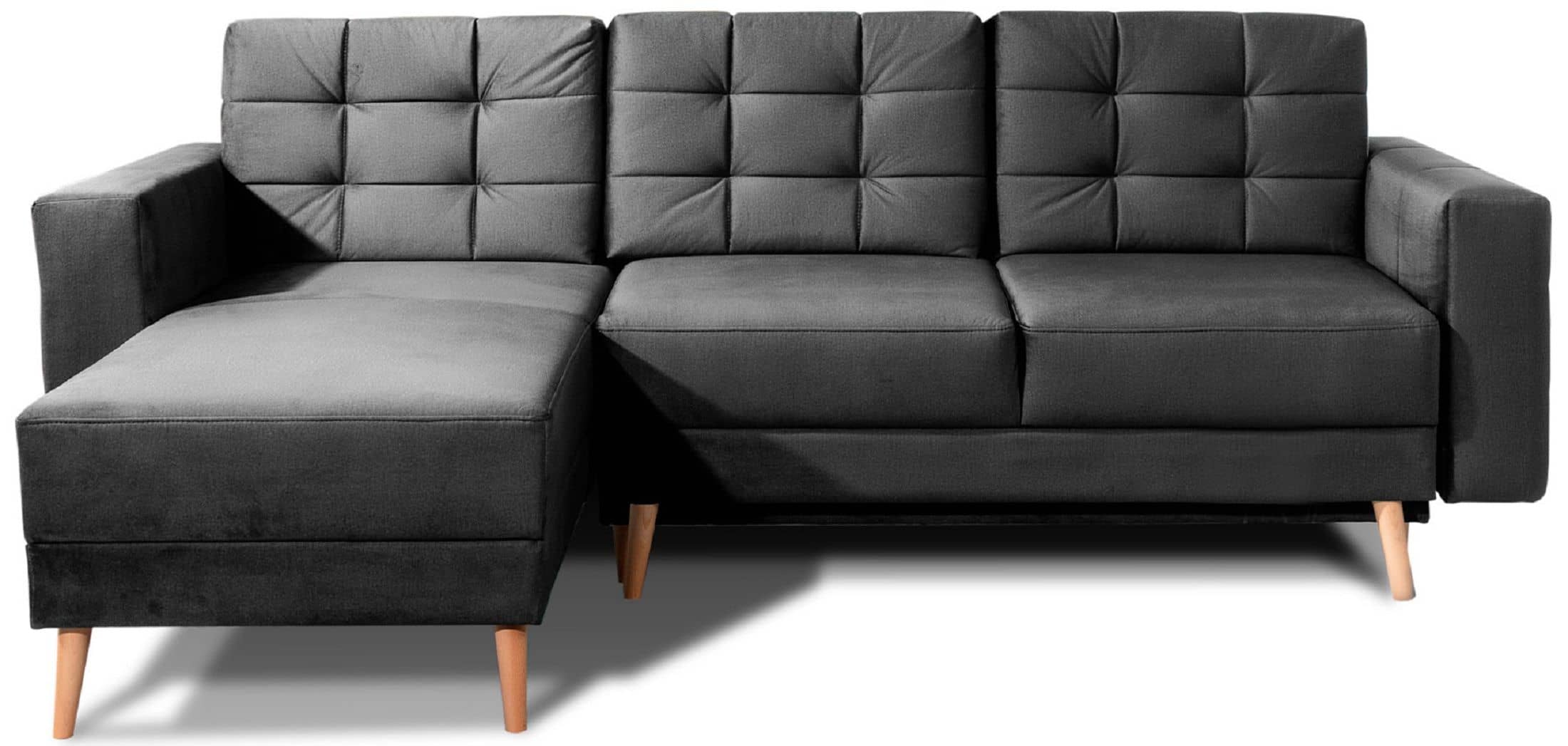 Ecksofa Asgard L mit Schlaffunktion – Eltap Monolith Retro Ecksofa Asgard L mit Schlaffunktion – Eltap Monolith Retro