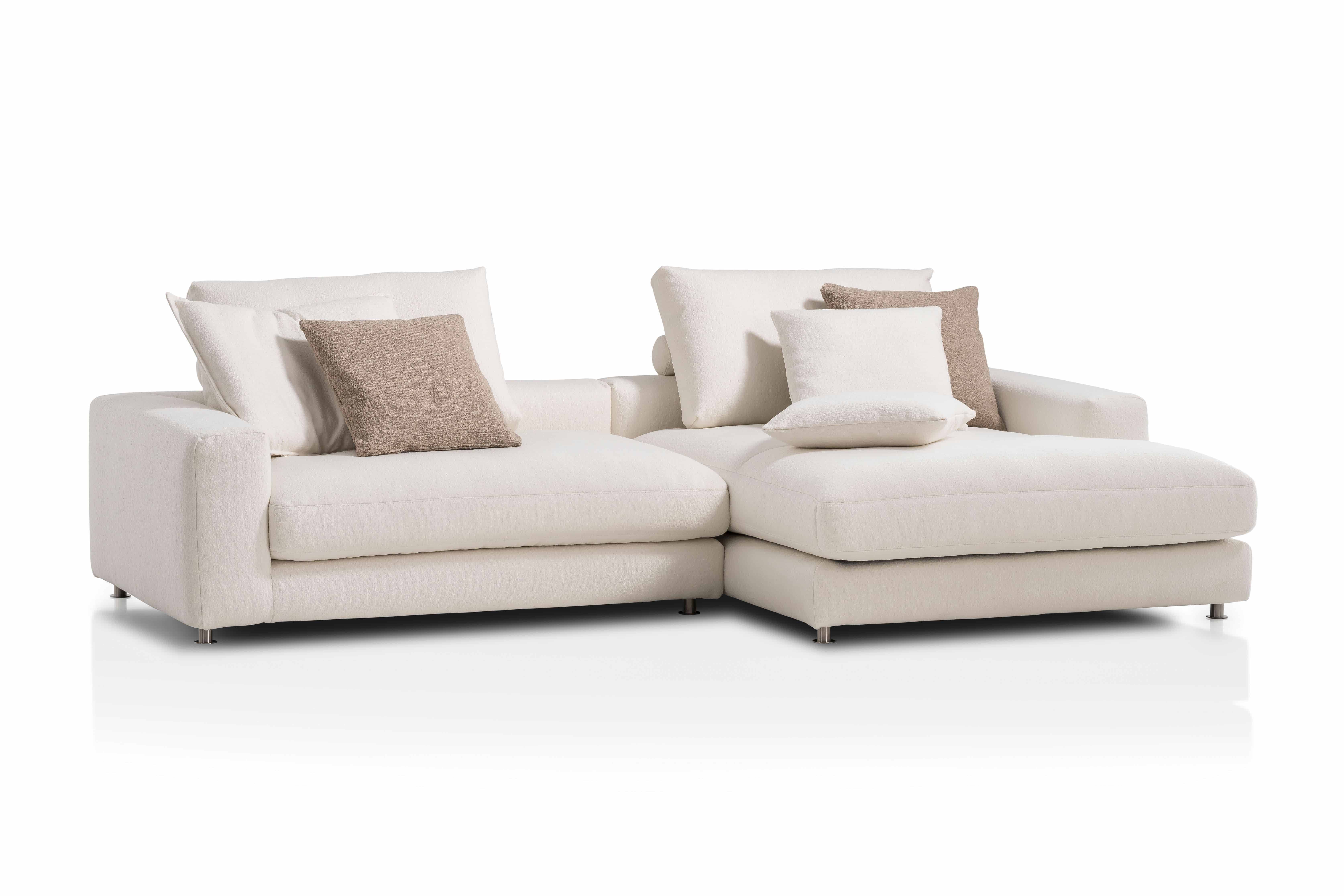 Berry Ecksofa beige - designwerk – Eleganz mit Taschenfederkern