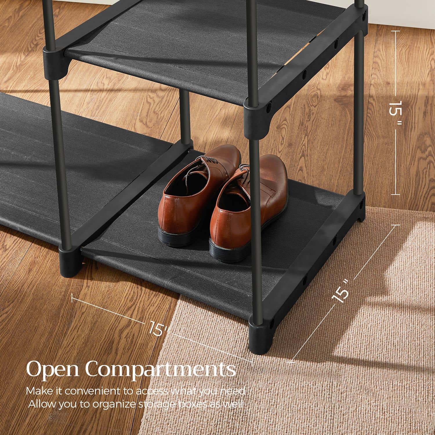 Offener Kleiderschrank-RYG24BK Offener Kleiderschrank-RYG24BK