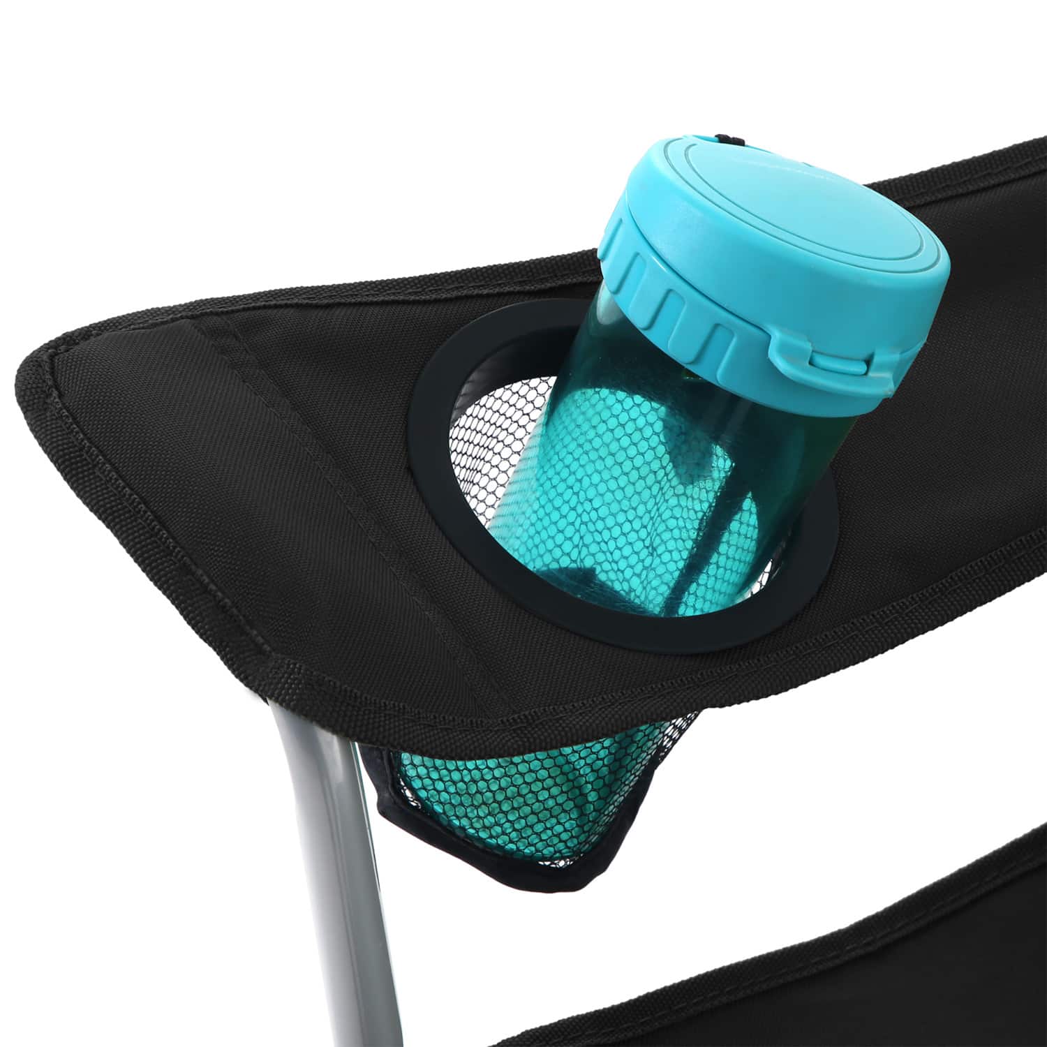 Angelstuhl mit Getränkehalter Schwarz-GCB09BK Angelstuhl mit Getränkehalter Schwarz-GCB09BK