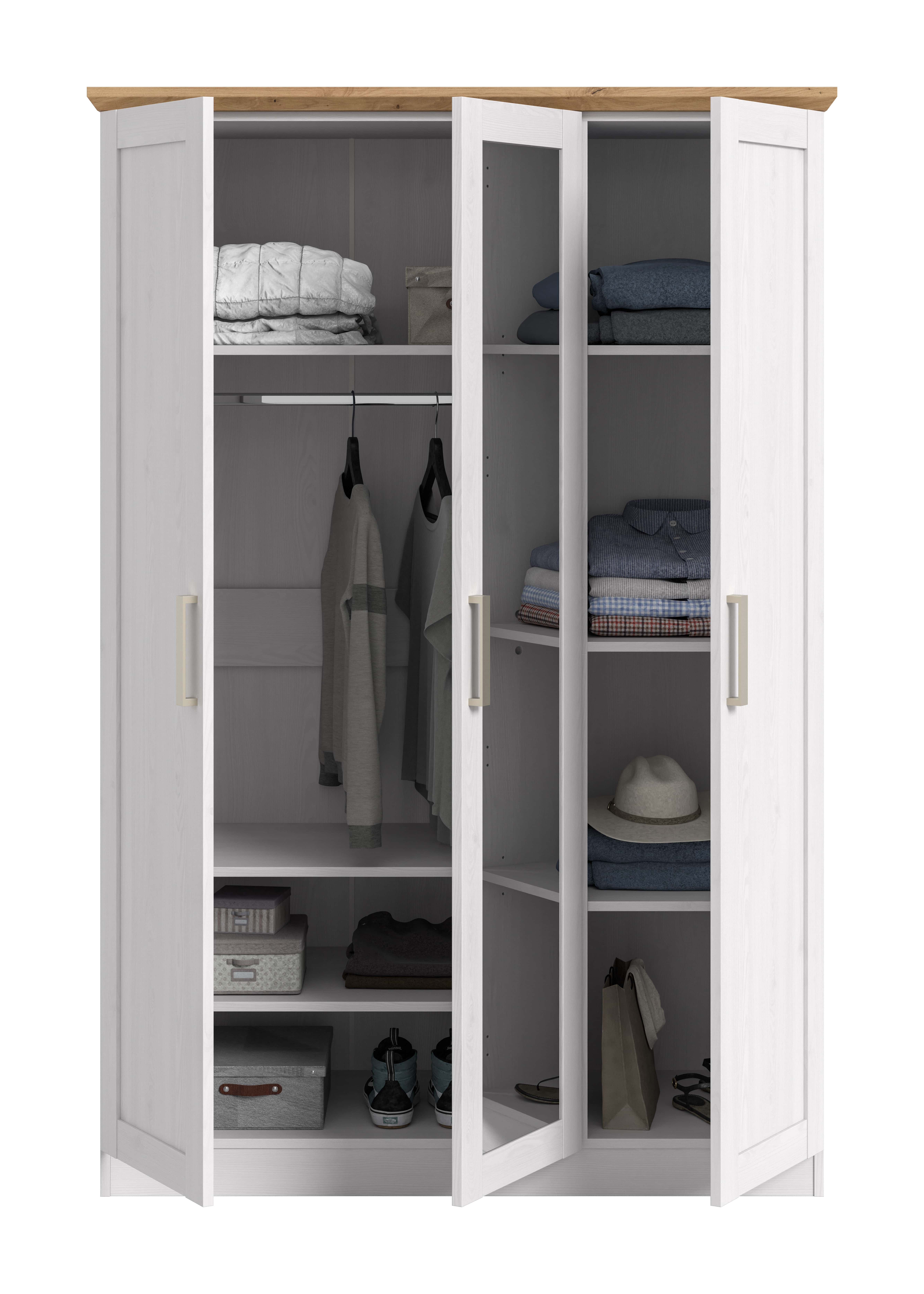 Florenz Kleiderschrank 3-türig