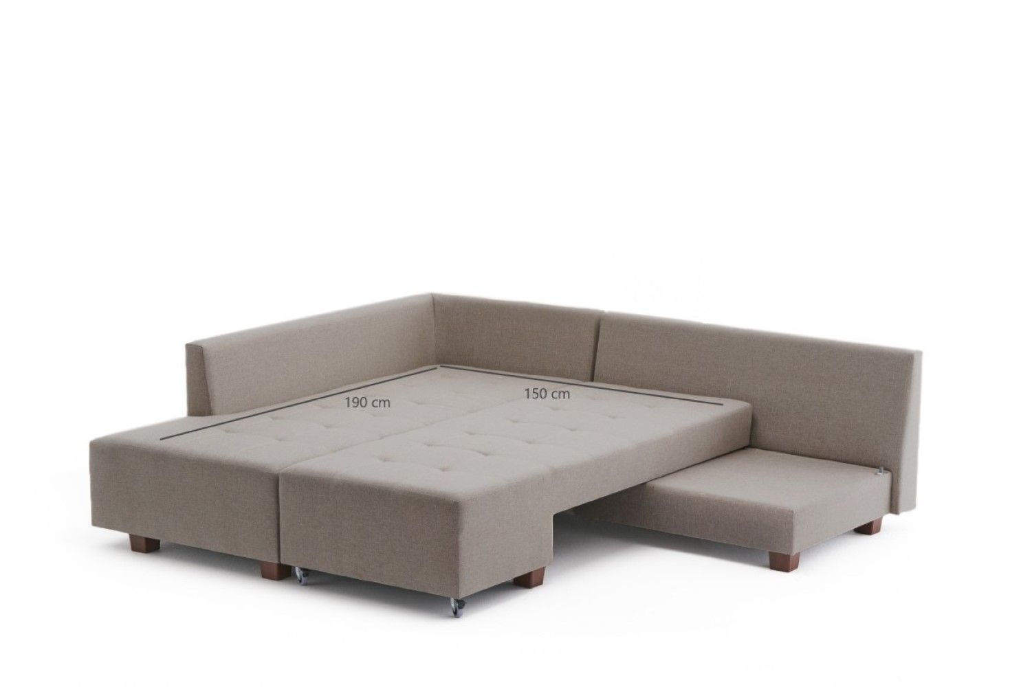 Manama Ecksofa mit praktischer Schlaffunktion Manama Ecksofa mit praktischer Schlaffunktion