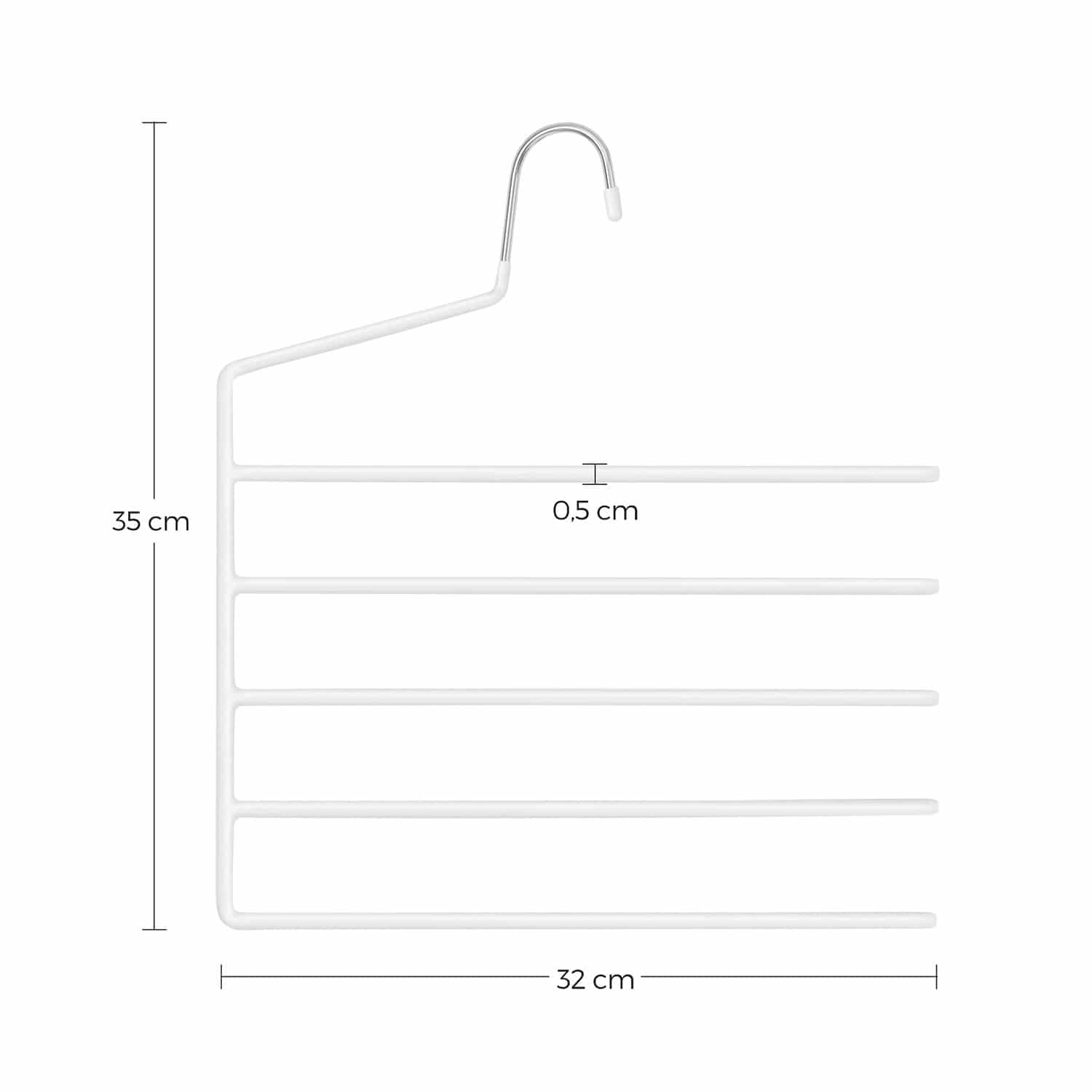 Mehrfach-Hosenbügel 4er Set-CRI034W02